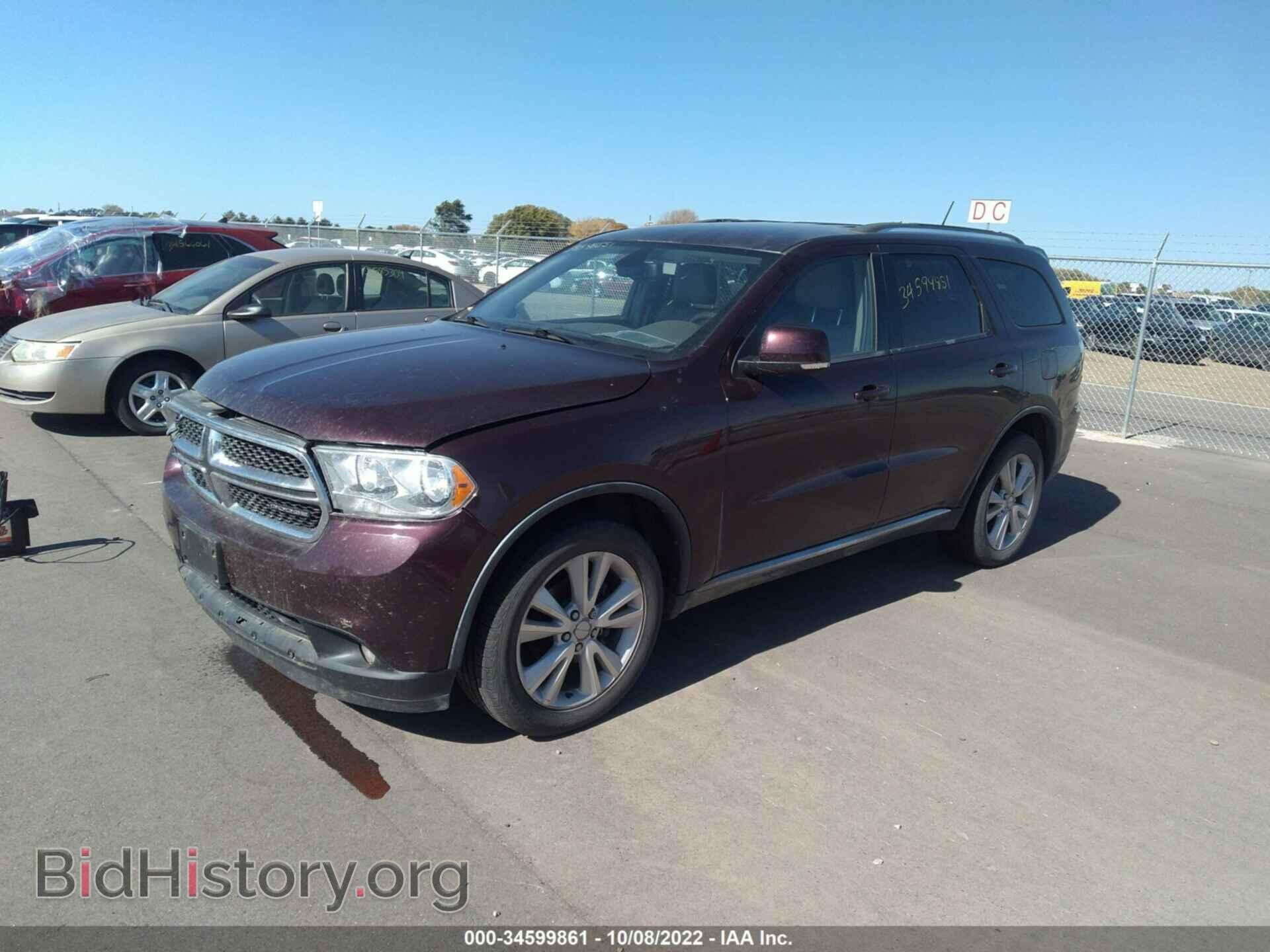 2012 DODGE DURANGO - VIN: 1C4RDJDGXCC153240 - Фото 2