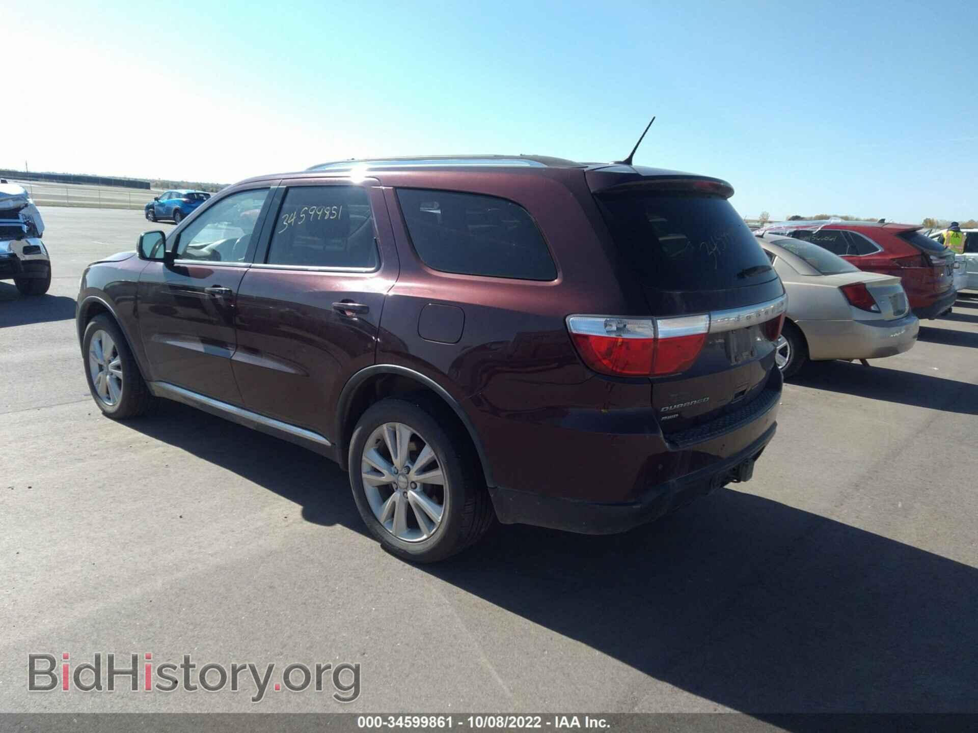2012 DODGE DURANGO - VIN: 1C4RDJDGXCC153240 - Фото 3