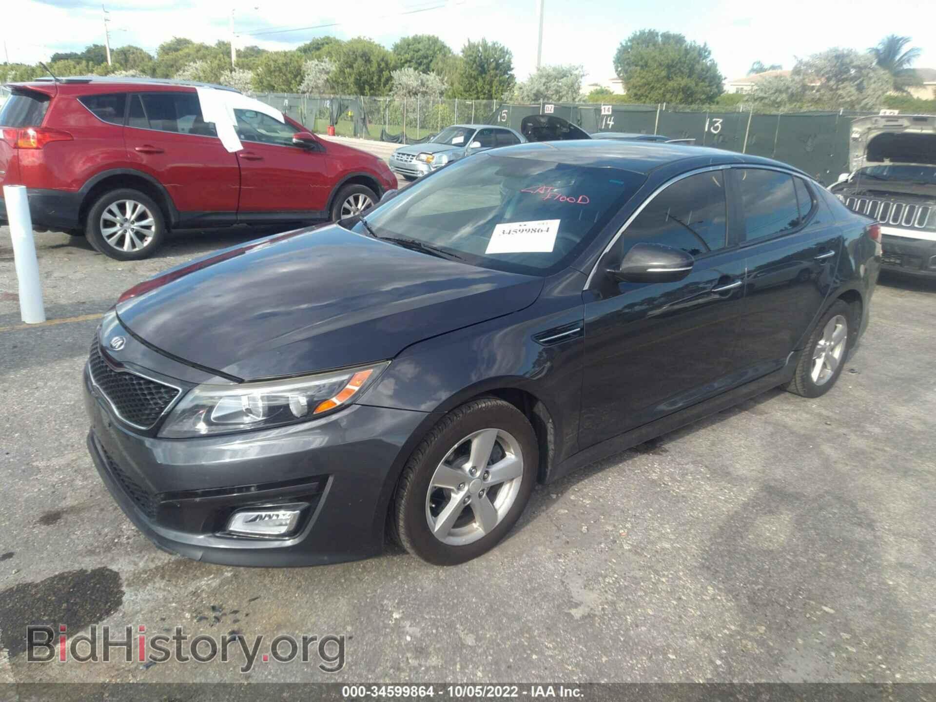 2015 KIA OPTIMA - VIN: 5XXGM4A72FG441156 - Фото 2