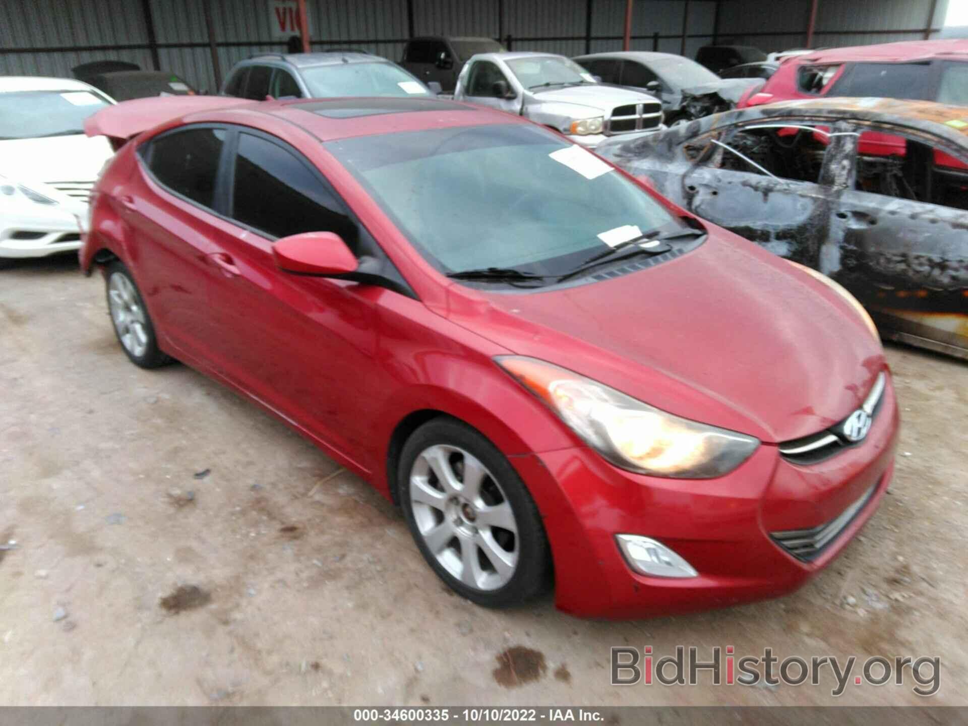 Photo KMHDH4AEXBU127034 - HYUNDAI ELANTRA 2011