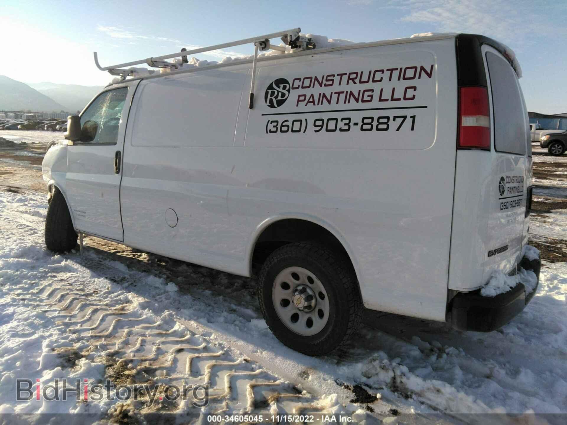2014 CHEVROLET EXPRESS CARGO VAN - VIN: 1GCSGAFX3E1174306 - Фото 3