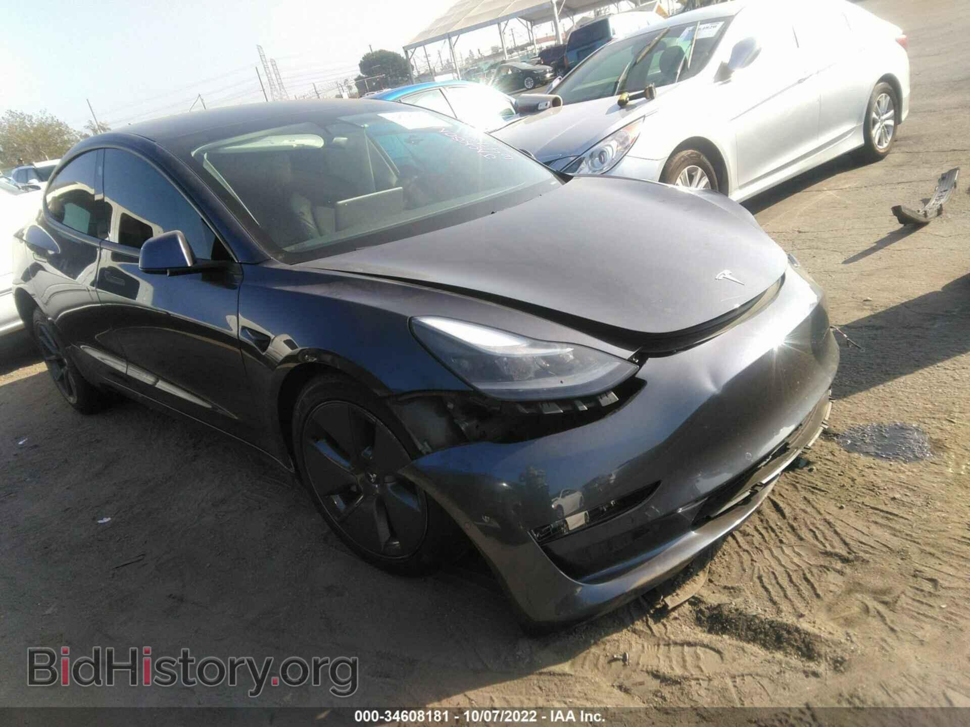 Photo 5YJ3E1EA1MF027902 - TESLA MODEL 3 2021