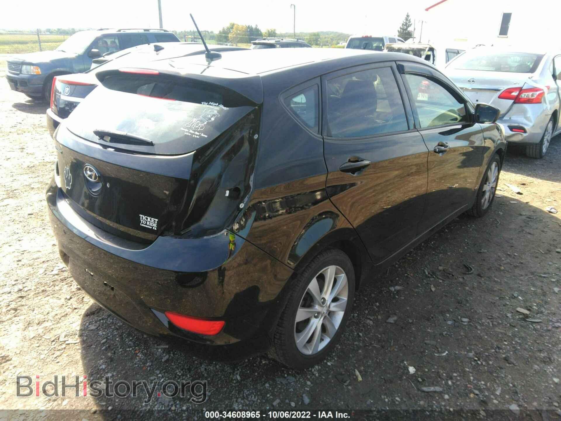 2012 HYUNDAI ACCENT - VIN: KMHCU5AE3CU009356 - Фото 4