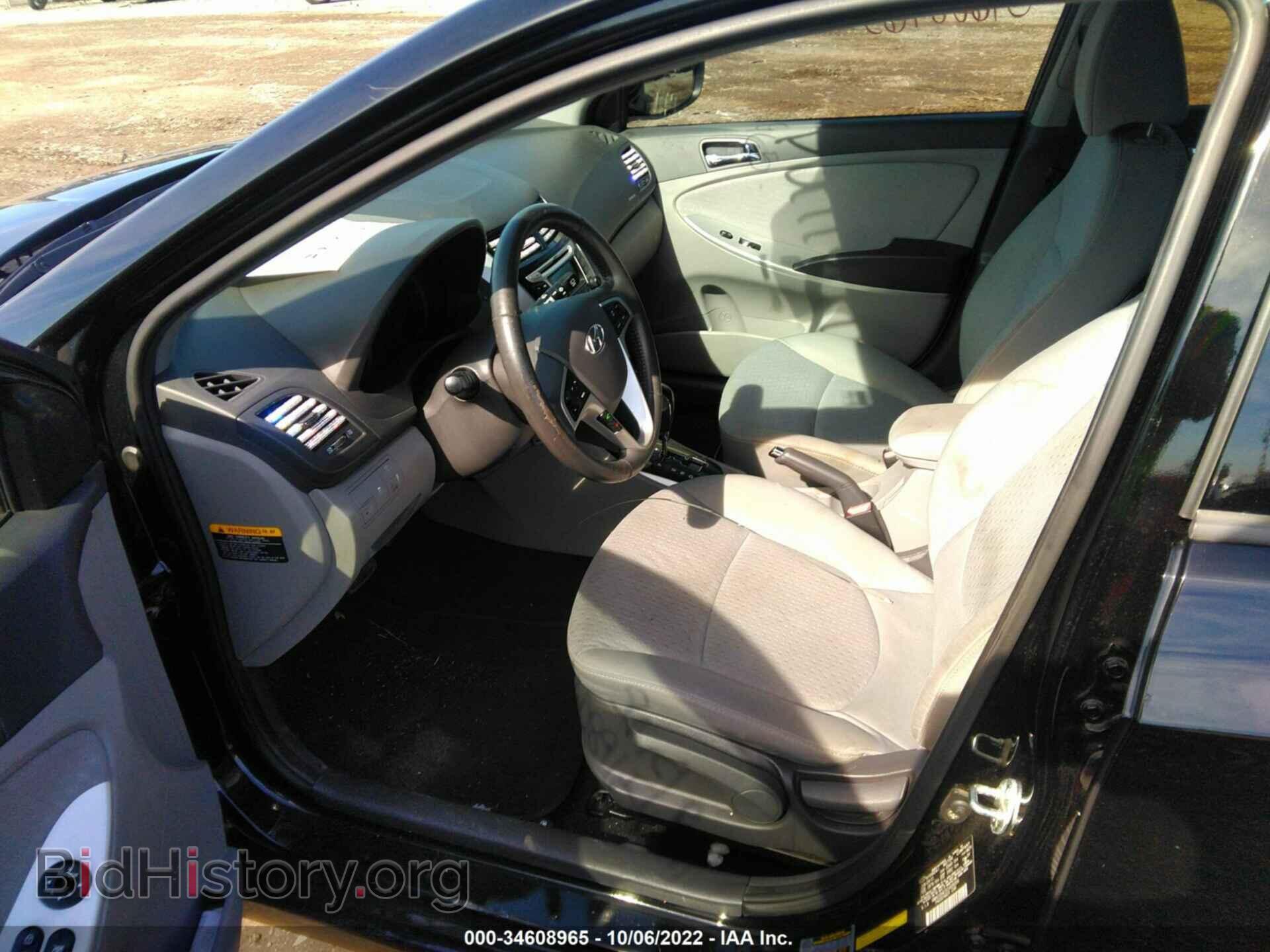 2012 HYUNDAI ACCENT - VIN: KMHCU5AE3CU009356 - Фото 5