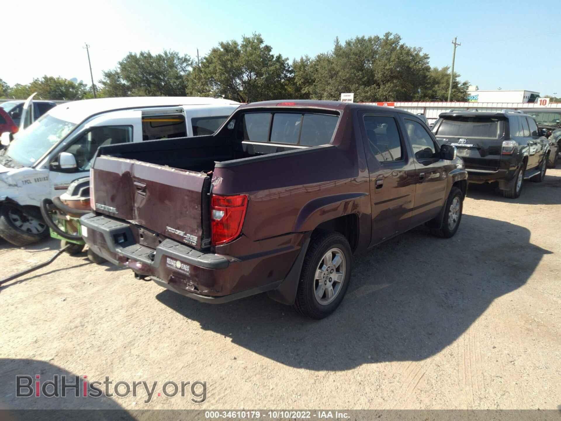 2009 HONDA RIDGELINE - VIN: 5FPYK16439B109829 - Фото 4