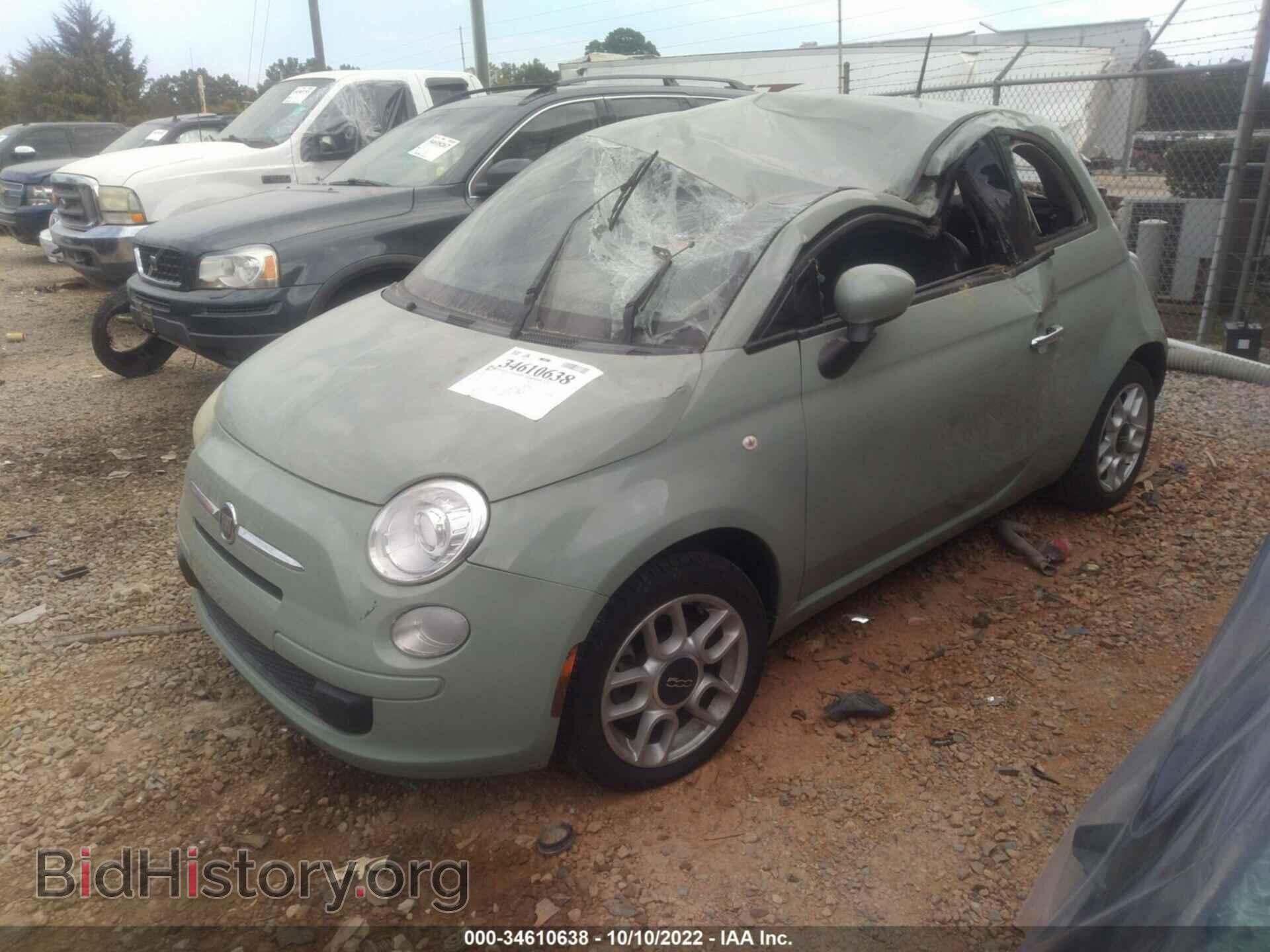 2015 FIAT 500 - VIN: 3C3CFFAR1FT607777 - Photo 2