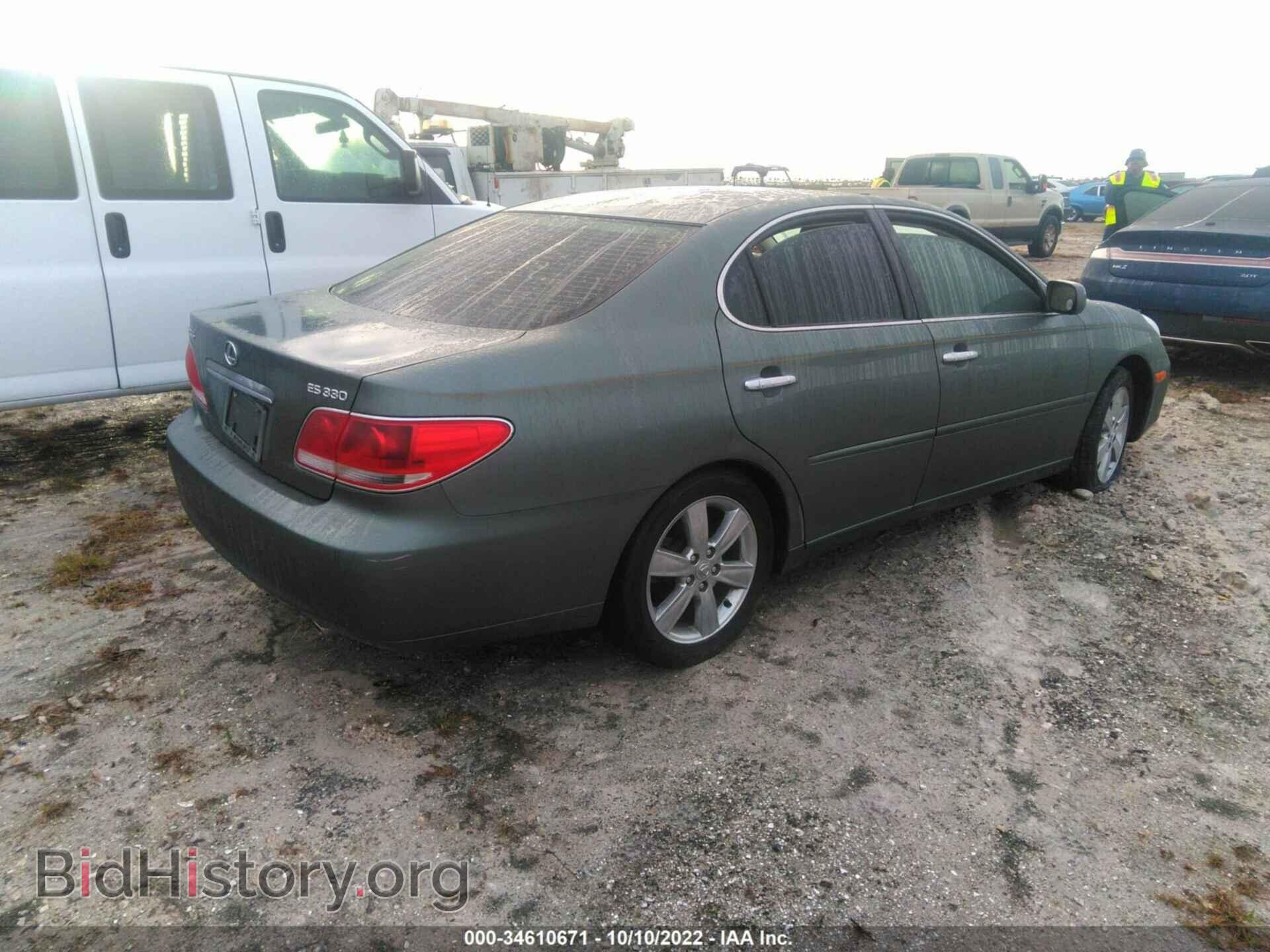 2006 LEXUS ES 330 - VIN: JTHBA30G665148023 - Фото 4