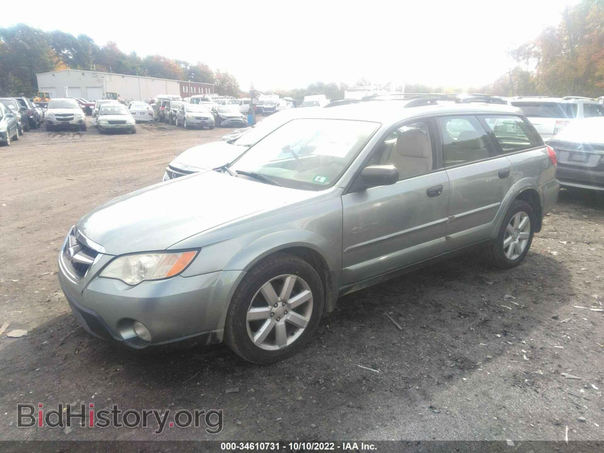 2009 SUBARU OUTBACK - VIN: 4S4BP61C097347117 - Фото 2