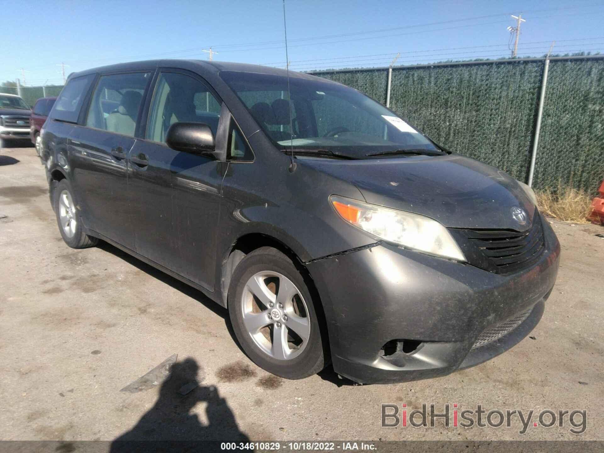 Фотография 5TDZK3DC5CS246535 - TOYOTA SIENNA 2012