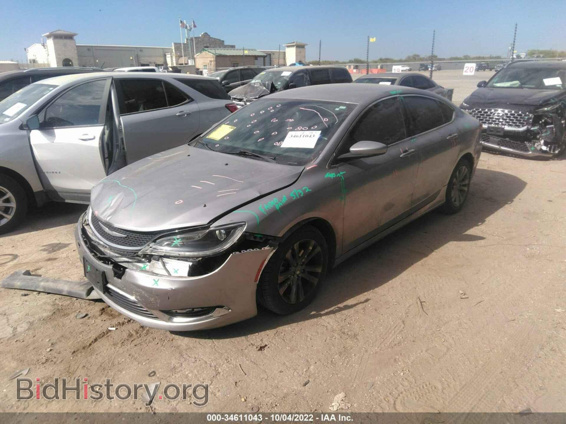 2016 CHRYSLER 200 - VIN: 1C3CCCAB1GN102706 - Фото 2