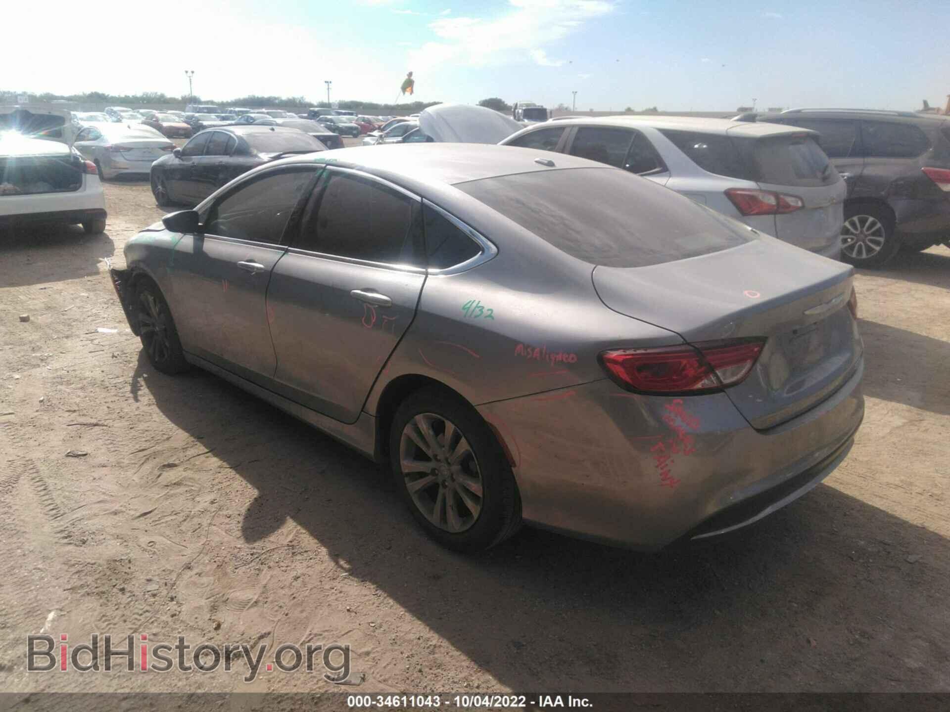 2016 CHRYSLER 200 - VIN: 1C3CCCAB1GN102706 - Фото 3