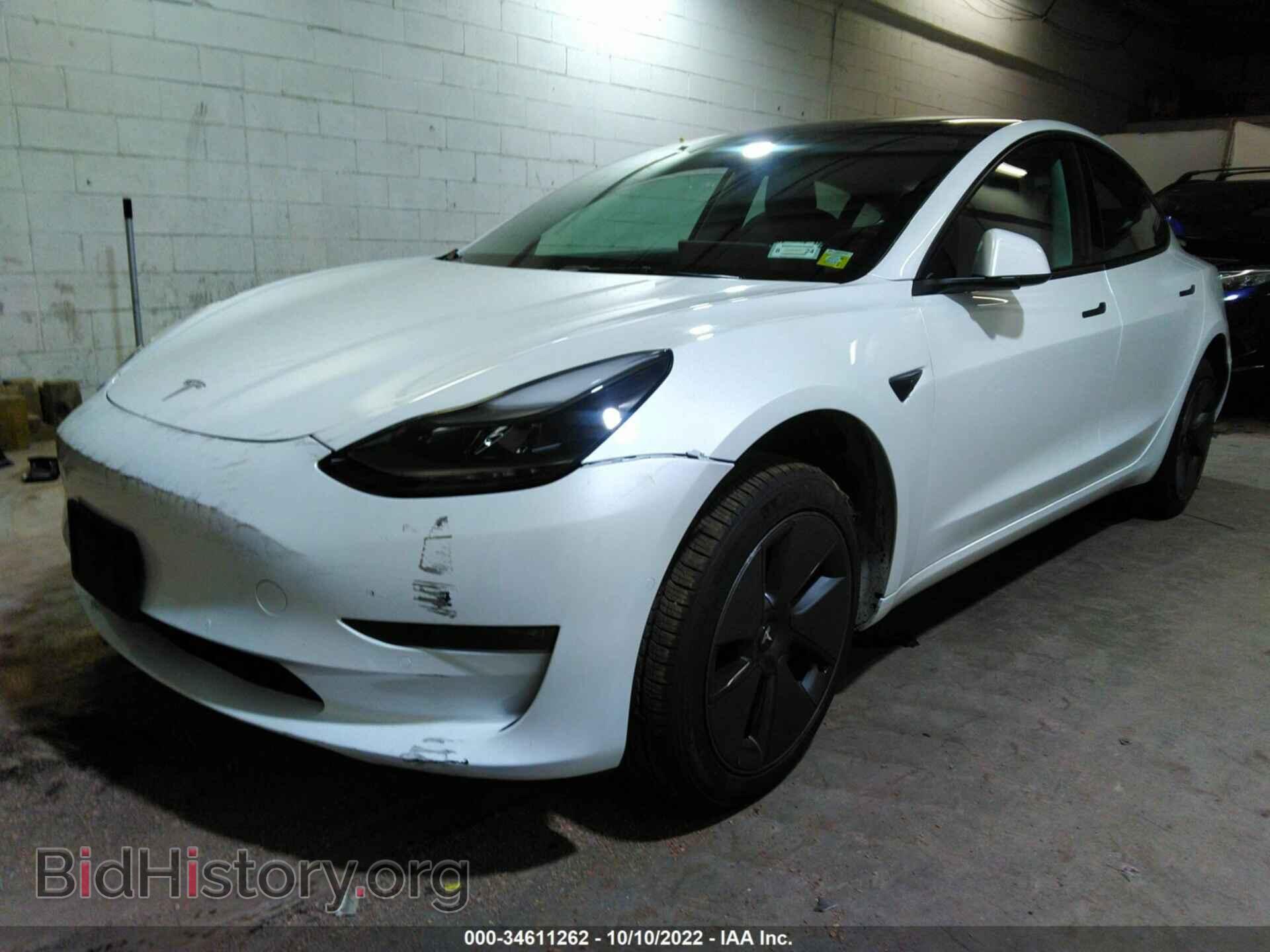 2022 TESLA MODEL 3 - VIN: 5YJ3E1EB9NF328539 - Фото 2