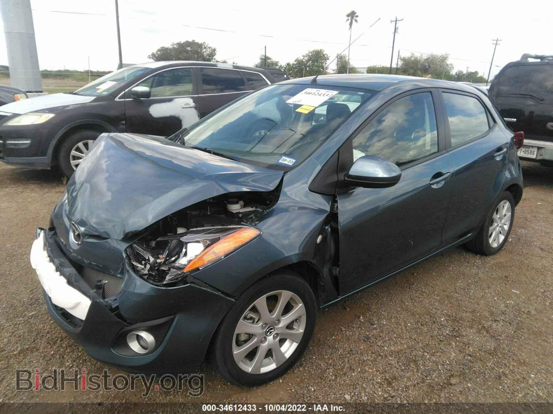 2014 MAZDA MAZDA2 - VIN: JM1DE1LYXE0184140 - Фото 2
