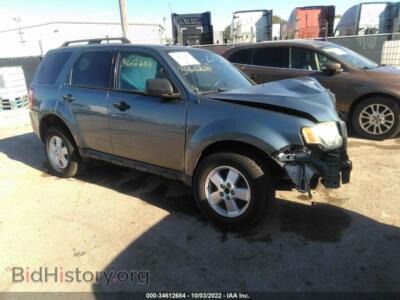 2010 Ford ESCAPE XLT, синий — VIN 1FMCU0D72AKD45847, IAAI