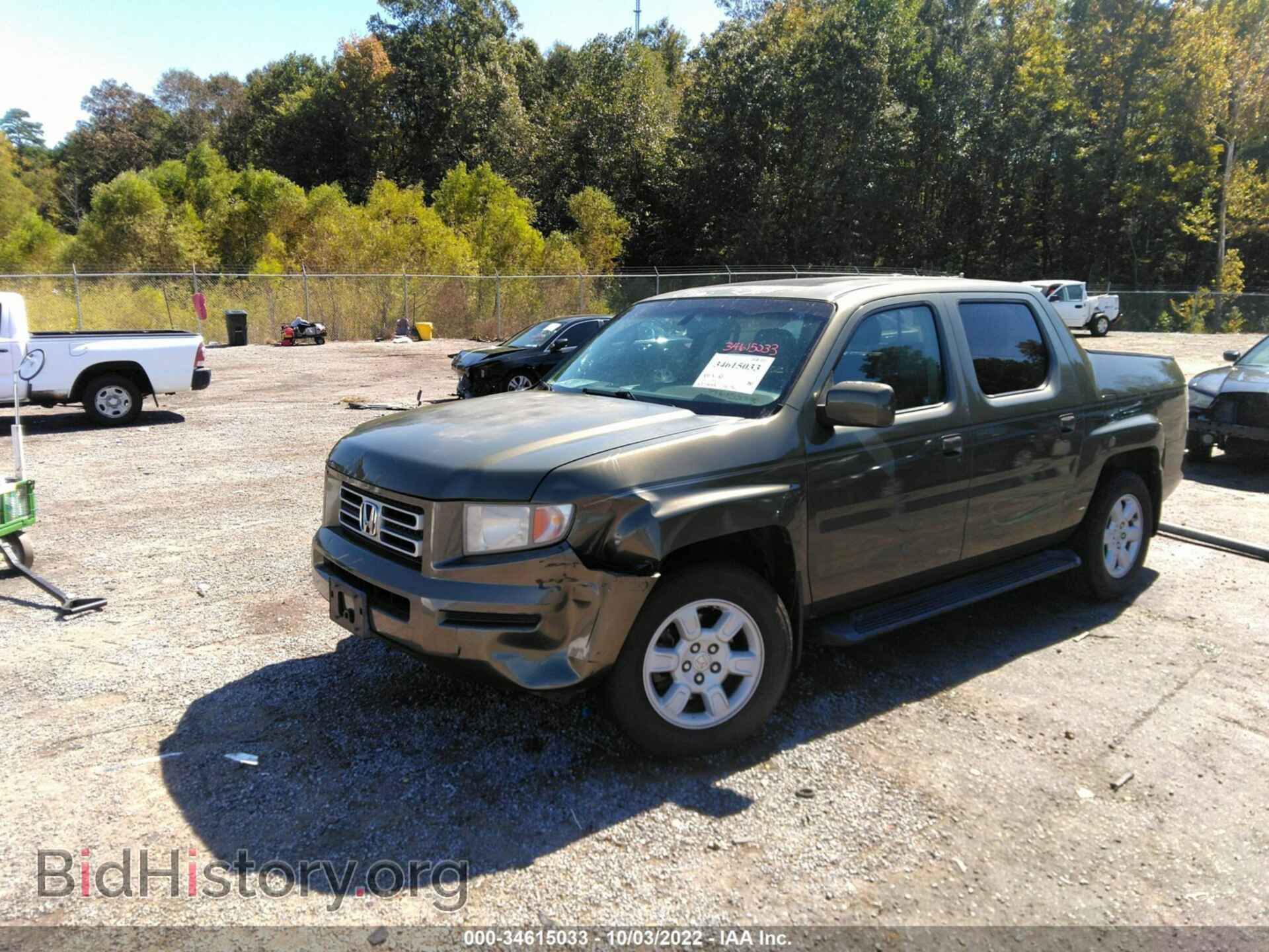 2006 HONDA RIDGELINE - VIN: 2HJYK16596H502205 - Фото 2