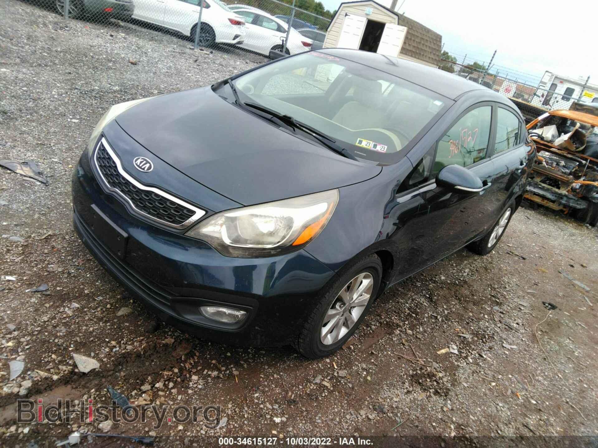 2012 KIA RIO - VIN: KNADN4A34C6051244 - Фото 2