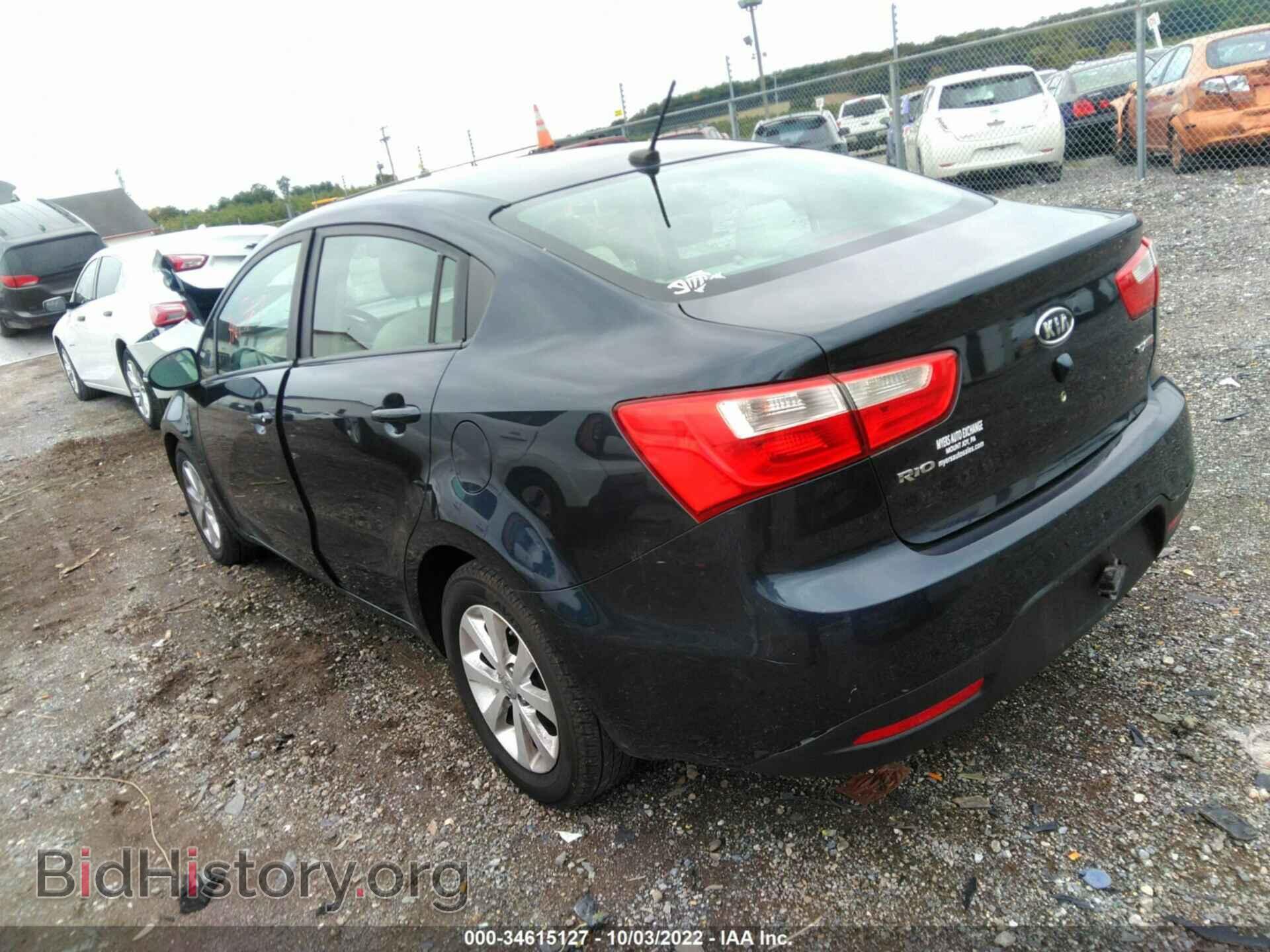 2012 KIA RIO - VIN: KNADN4A34C6051244 - Фото 3