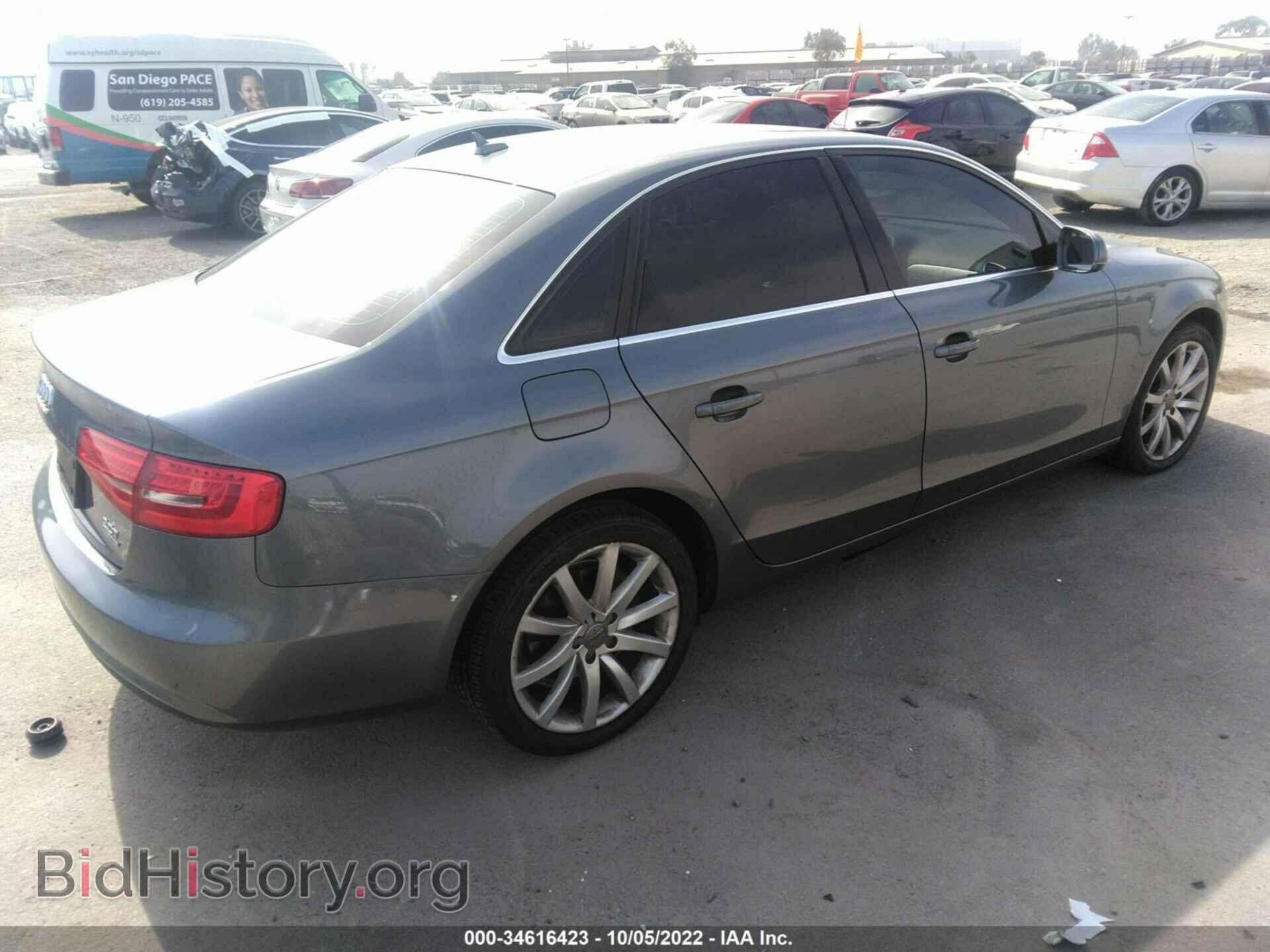 2013 AUDI A4 - VIN: WAUBFAFL1DN025848 - Фото 4