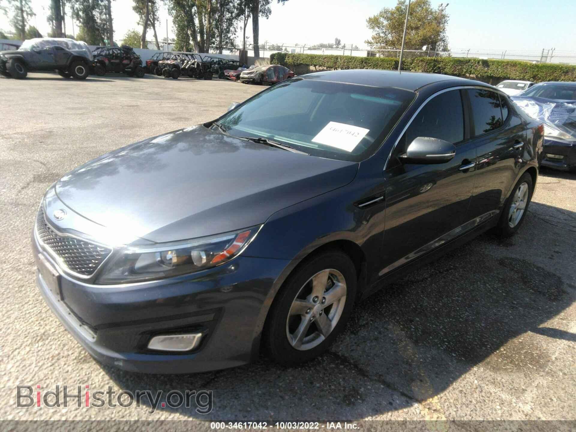 2015 KIA OPTIMA - VIN: KNAGM4A77F5587747 - Photo 2