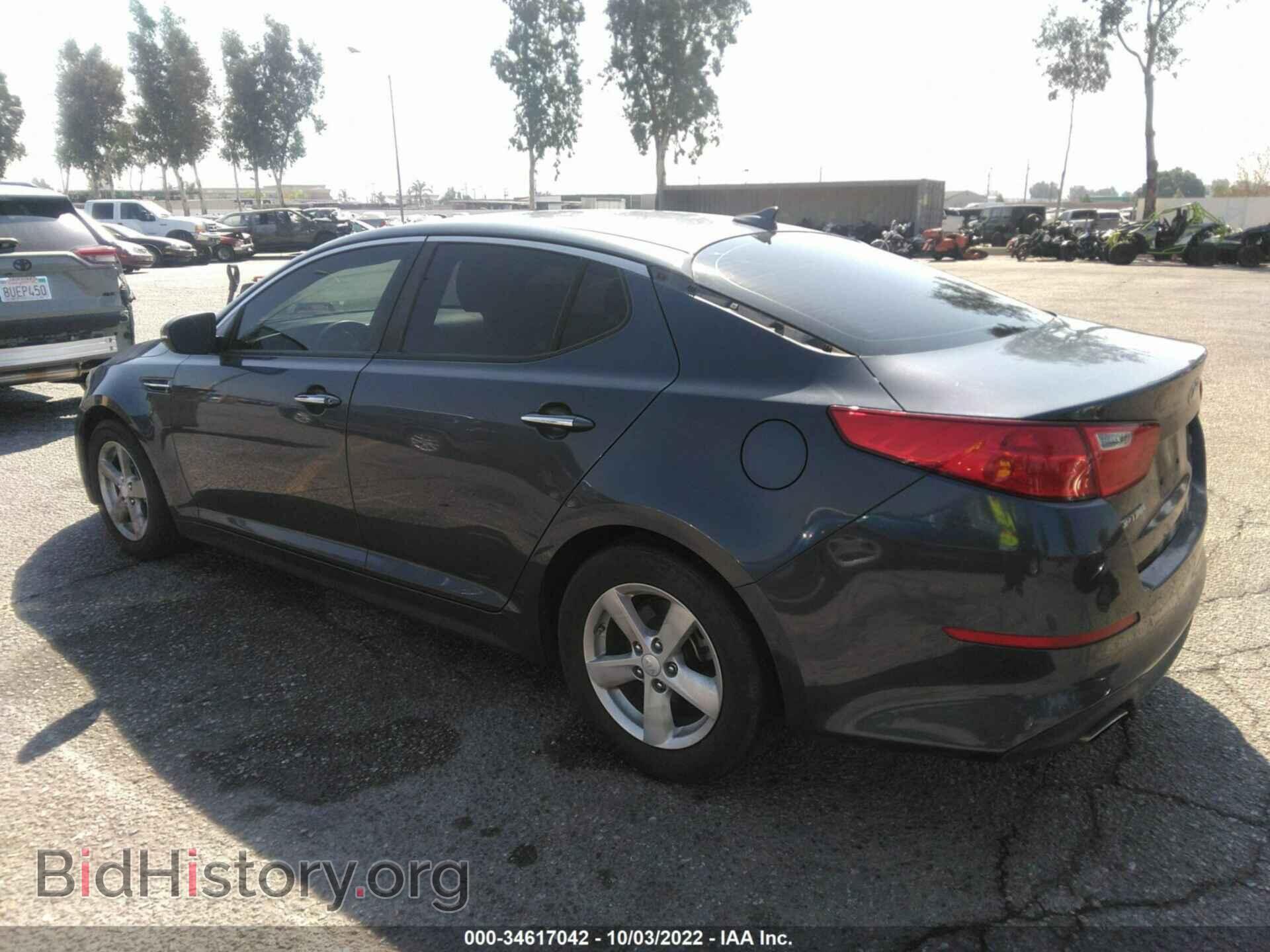 2015 KIA OPTIMA - VIN: KNAGM4A77F5587747 - Photo 3