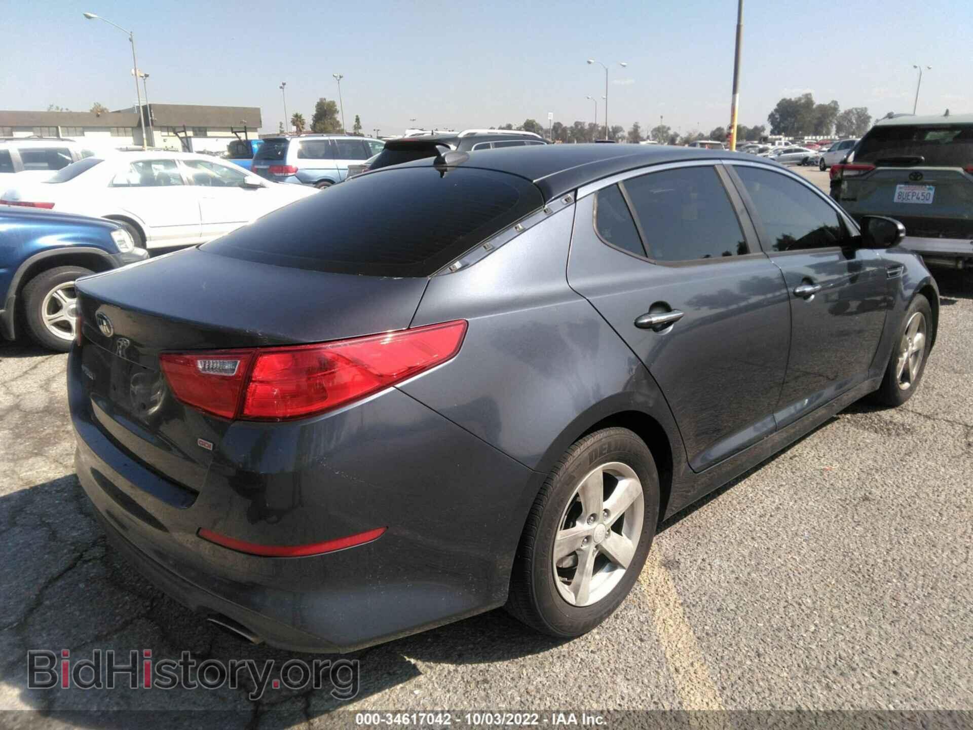 2015 KIA OPTIMA - VIN: KNAGM4A77F5587747 - Photo 4