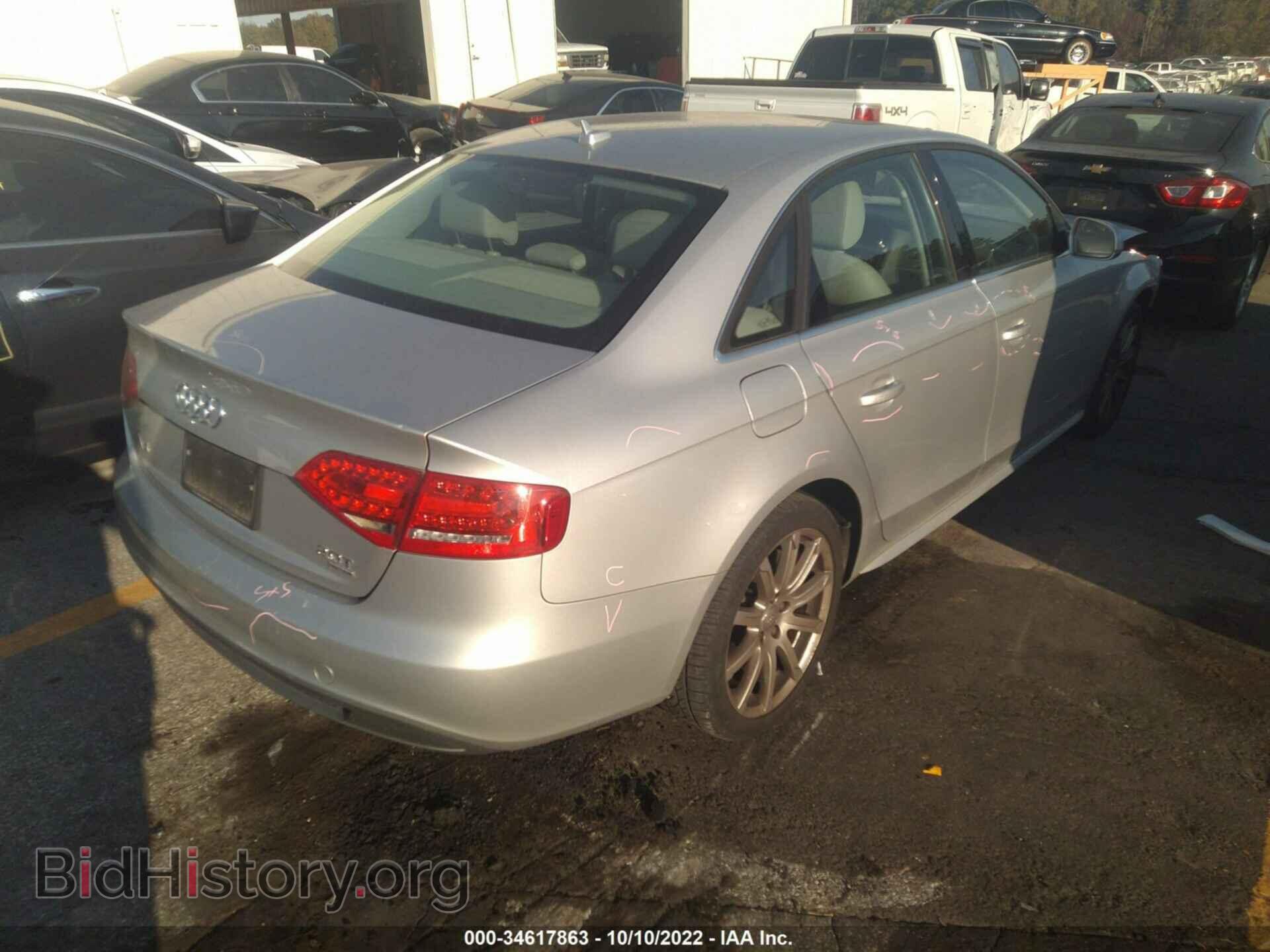 2012 AUDI A4 - VIN: WAUFFAFL9CA119712 - Фото 4
