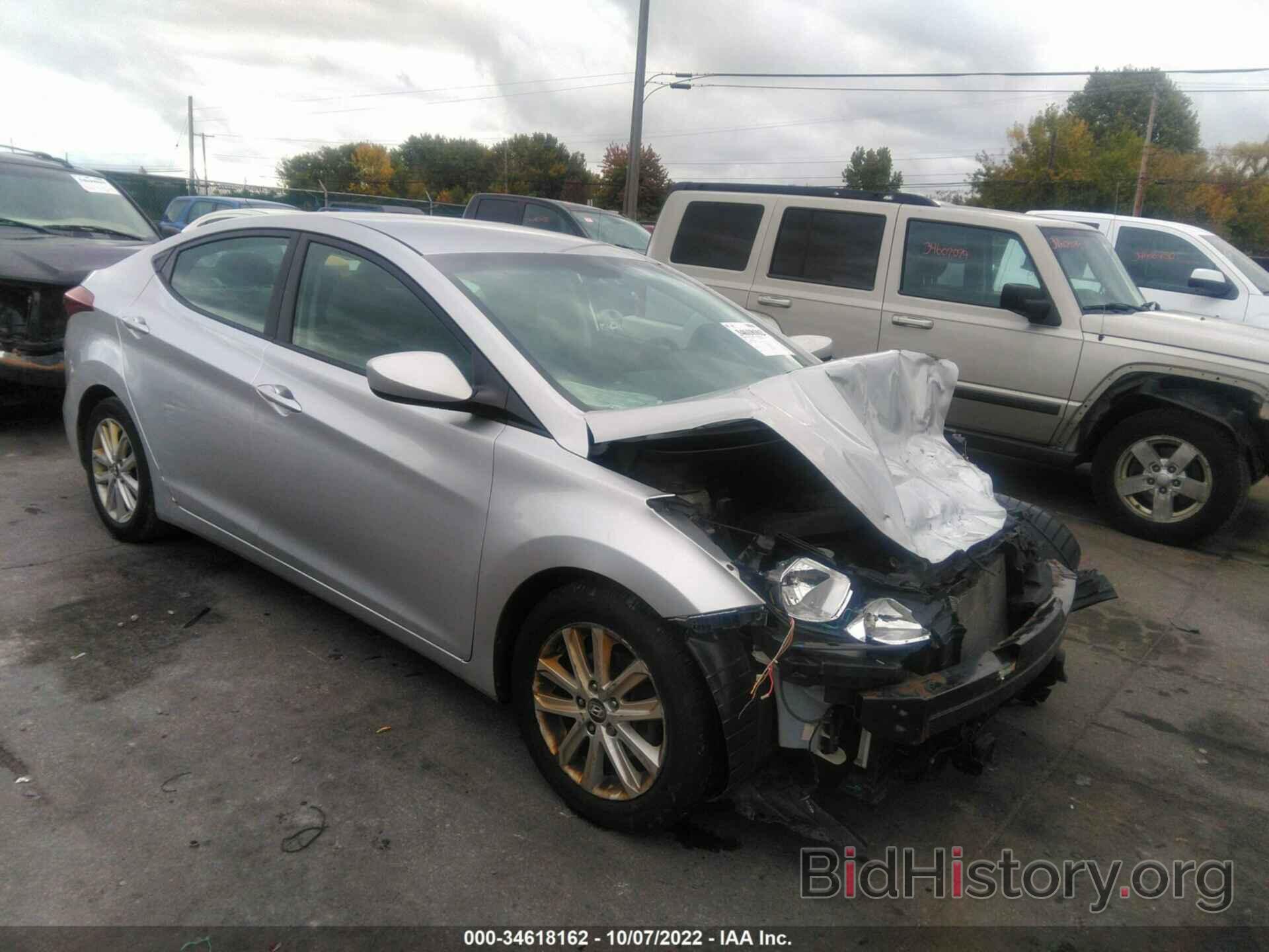 Photo 5NPDH4AE6GH660598 - HYUNDAI ELANTRA 2016