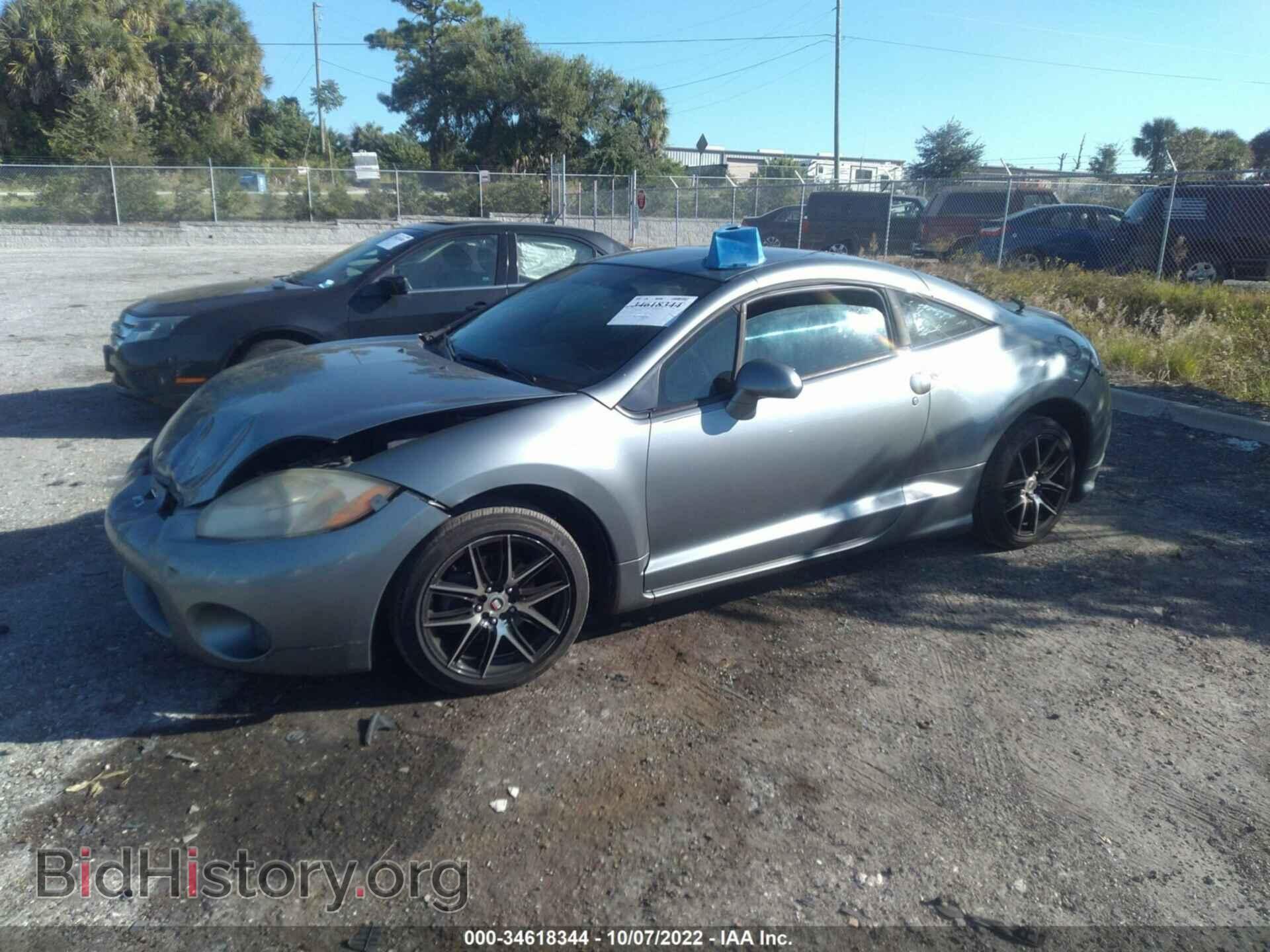 2007 MITSUBISHI ECLIPSE - VIN: 4A3AK24F07E028111 - Фото 2