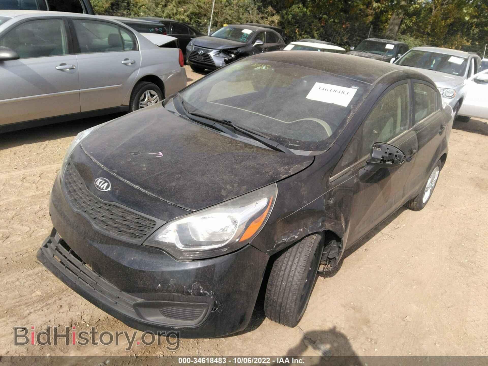 2013 KIA RIO - VIN: KNADM4A36D6288936 - Фото 2