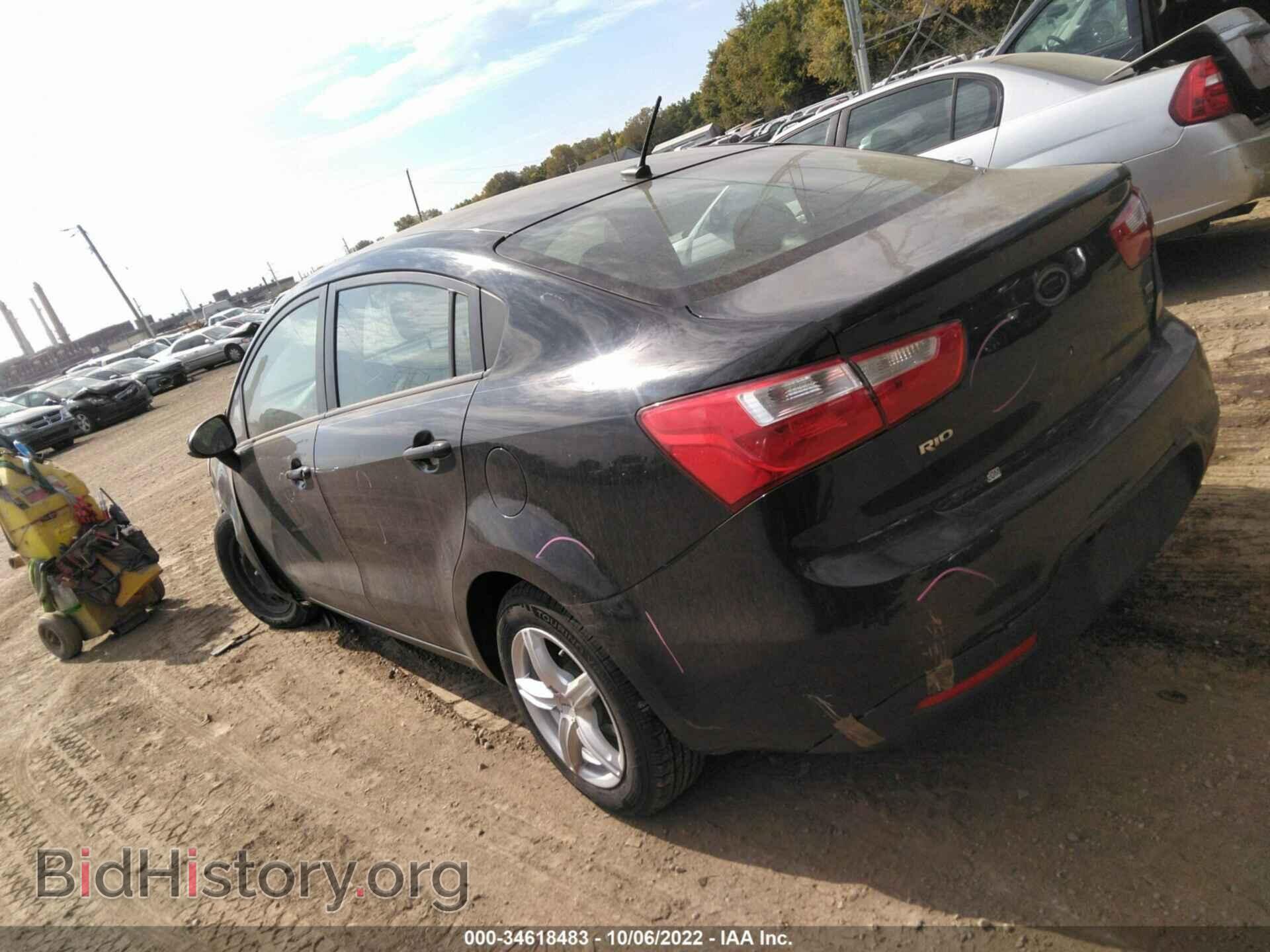 2013 KIA RIO - VIN: KNADM4A36D6288936 - Фото 3