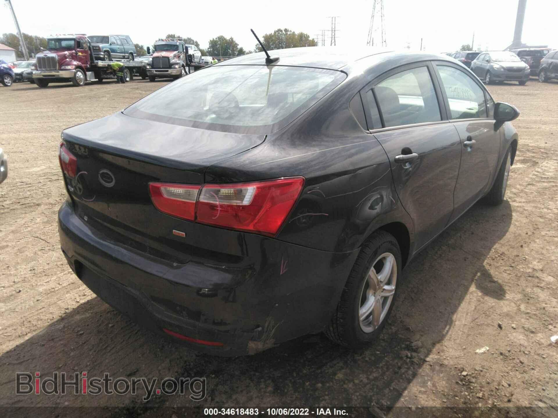 2013 KIA RIO - VIN: KNADM4A36D6288936 - Фото 4