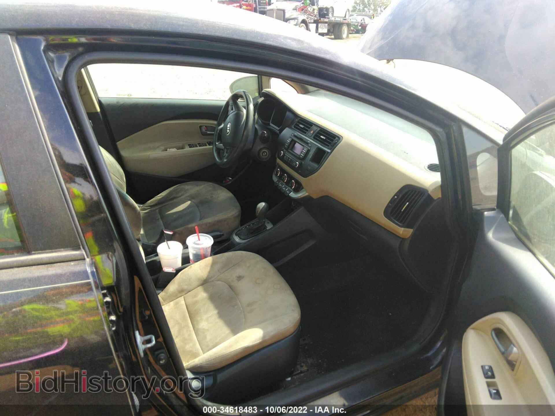 2013 KIA RIO - VIN: KNADM4A36D6288936 - Фото 5