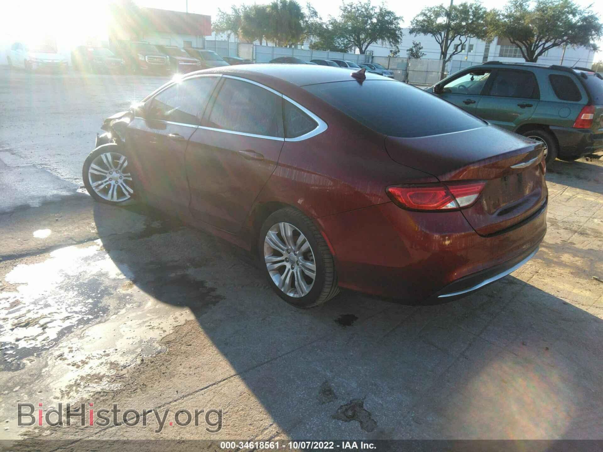 2015 CHRYSLER 200 - VIN: 1C3CCCAB3FN755228 - Фото 3