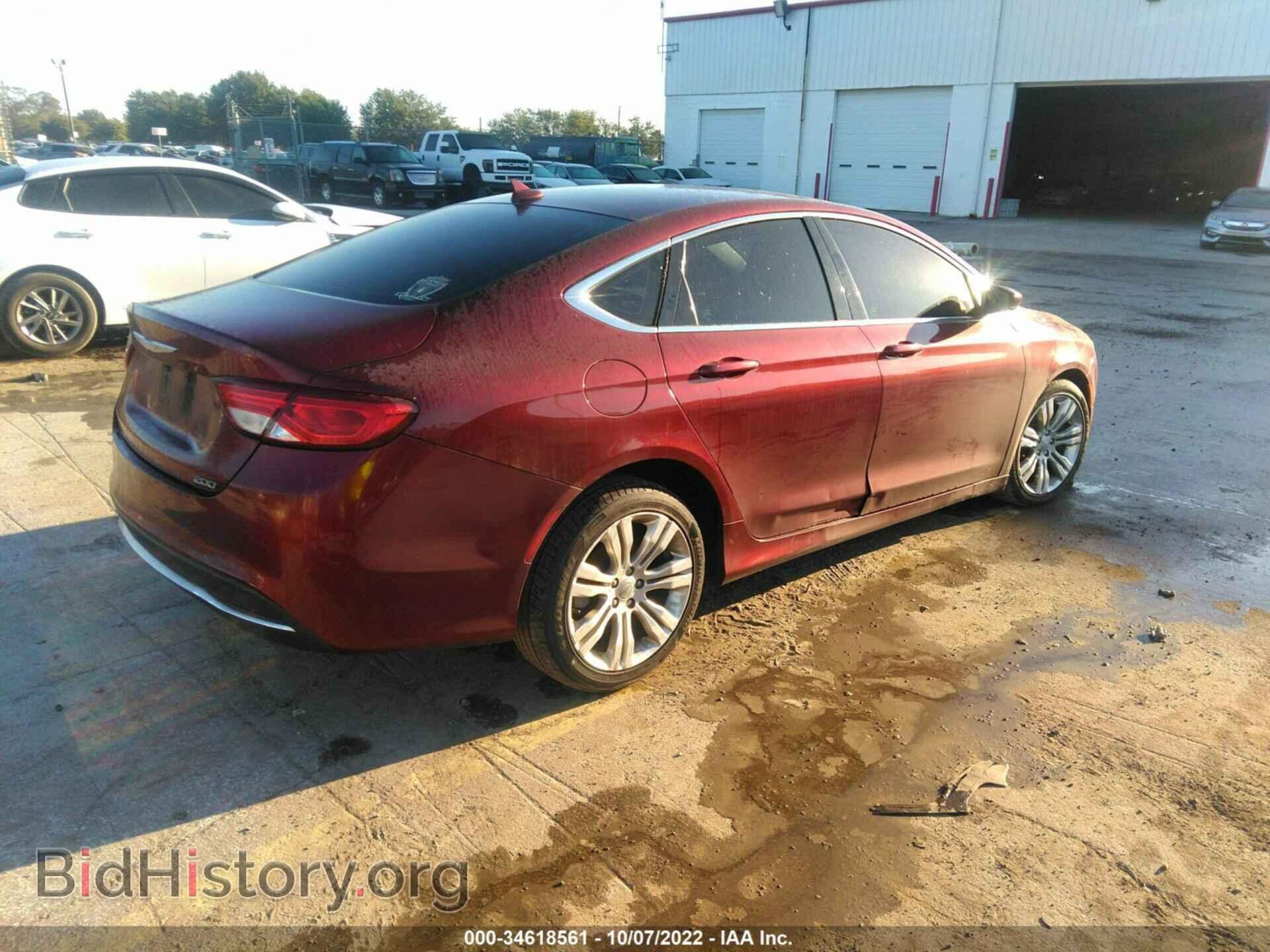 2015 CHRYSLER 200 - VIN: 1C3CCCAB3FN755228 - Фото 4