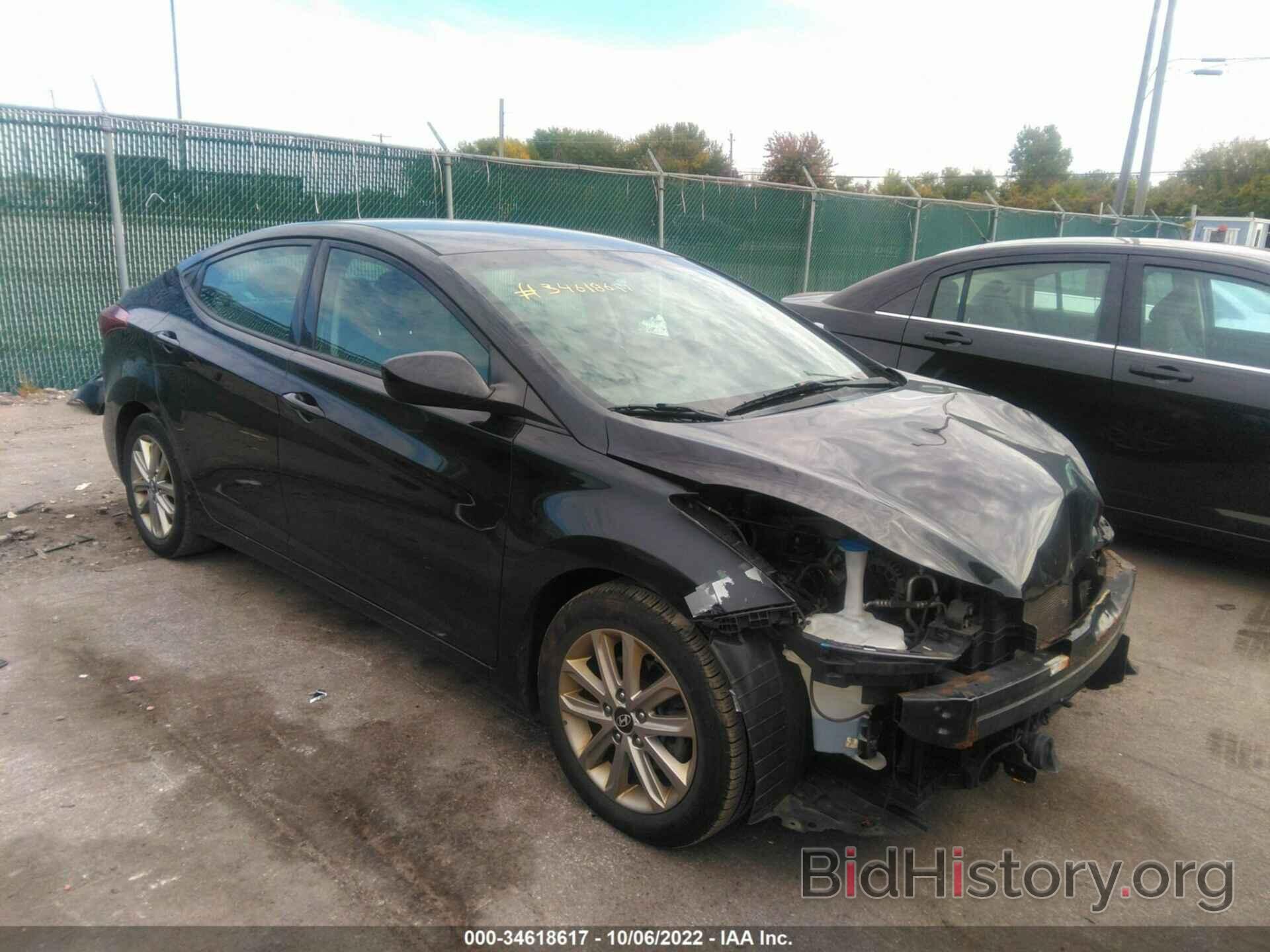 Фотография 5NPDH4AE6GH668829 - HYUNDAI ELANTRA 2016