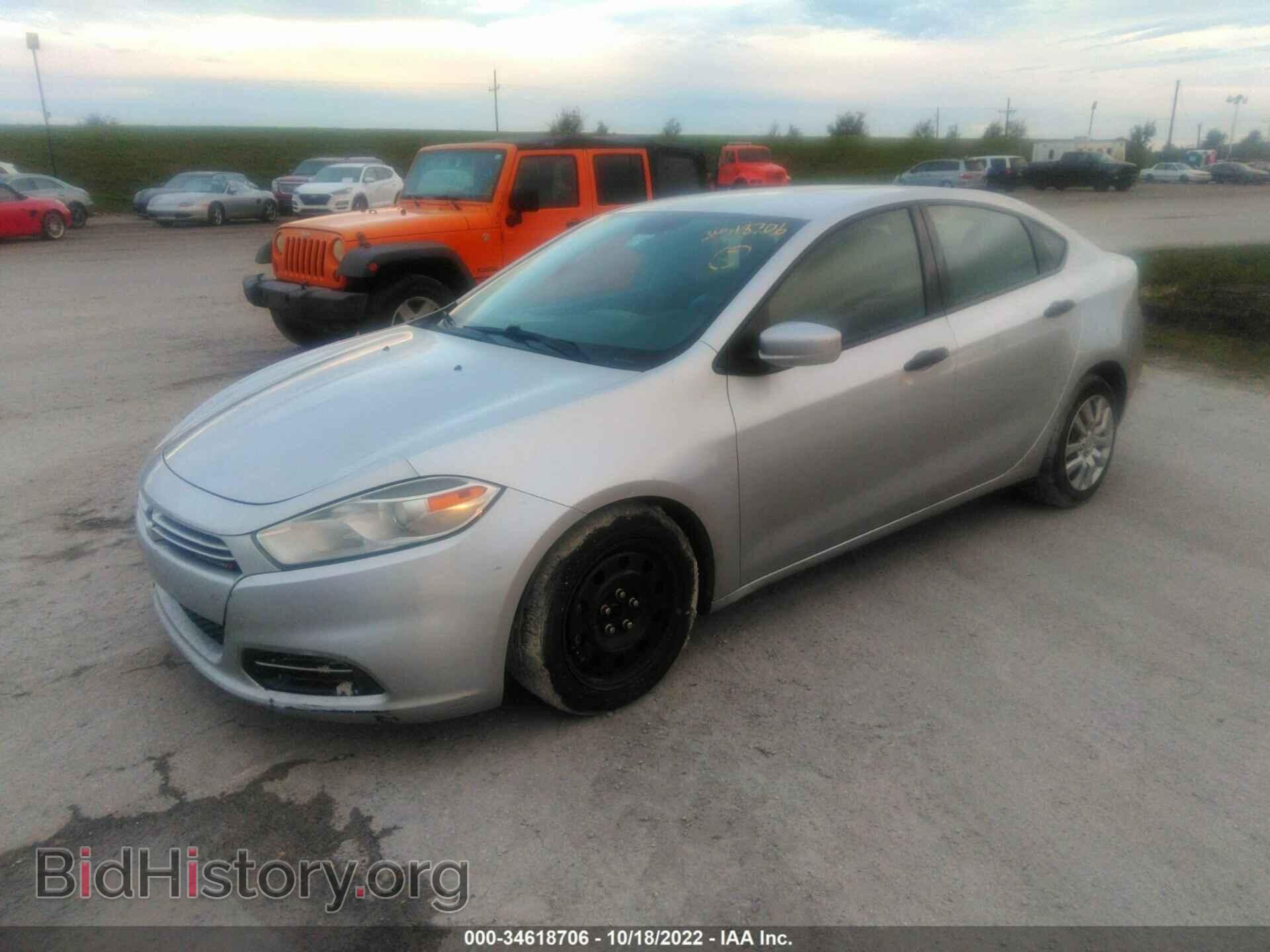2013 DODGE DART - VIN: 1C3CDFAA0DD285085 - Фото 2