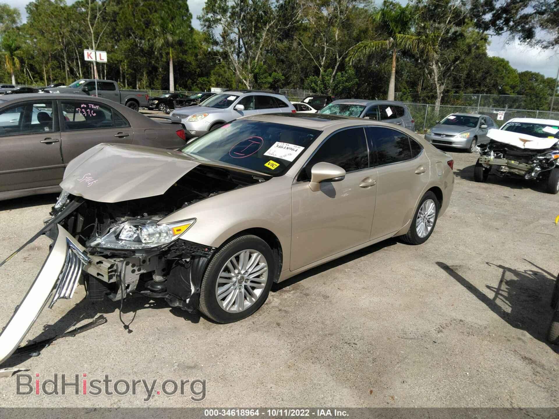 2015 LEXUS ES 350 - VIN: JTHBK1GG6F2171049 - Фото 2