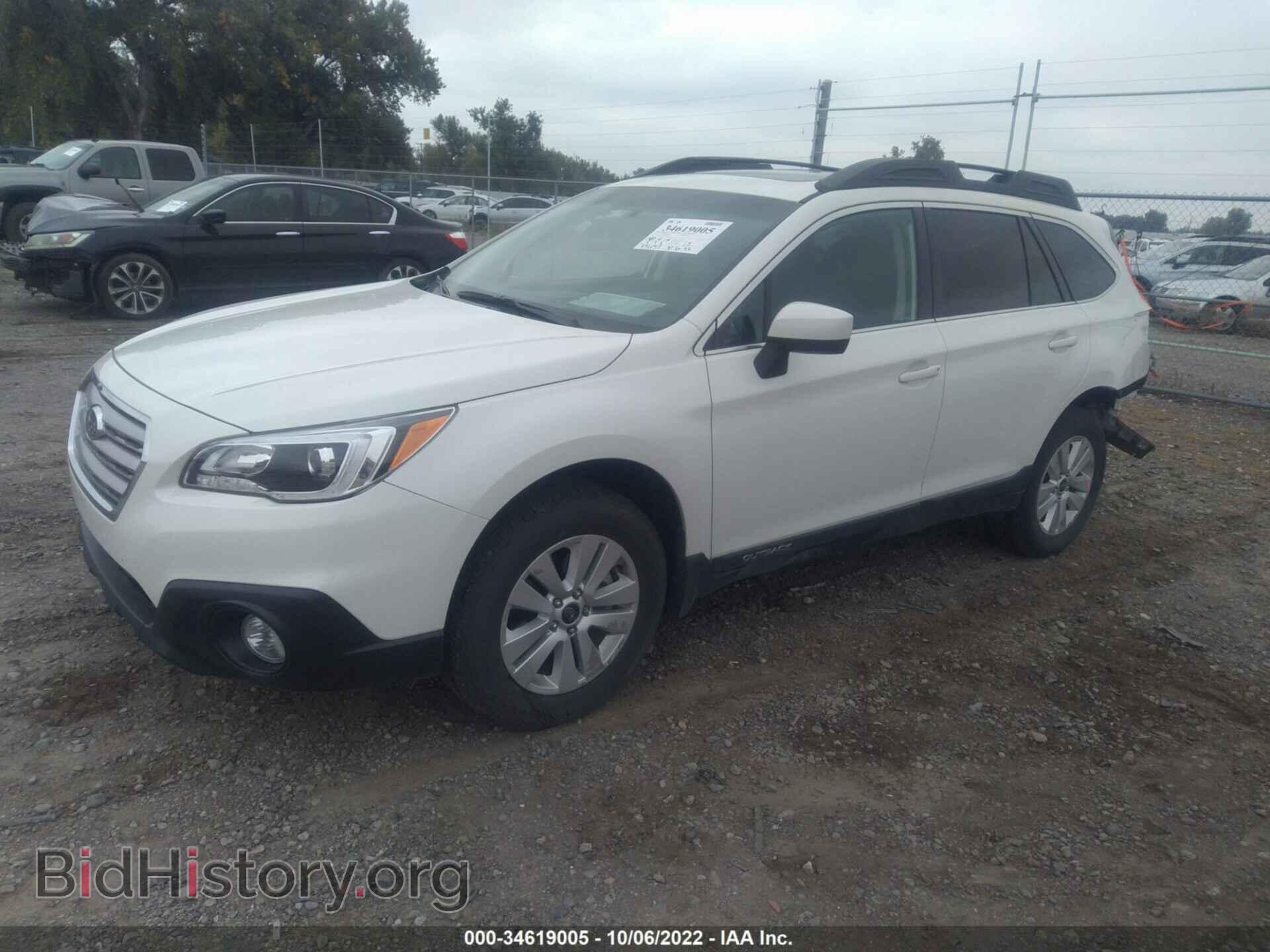 2015 SUBARU OUTBACK - VIN: 4S4BSADC7F3255602 - Фото 2