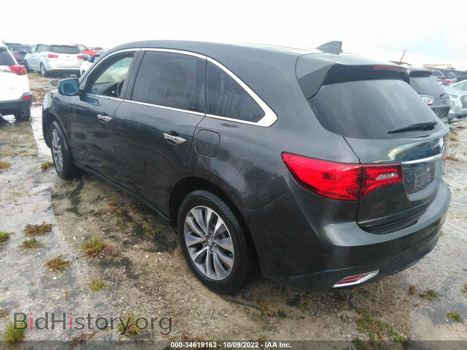 2016 ACURA MDX - VIN: 5FRYD3H43GB013190 - Фото 3