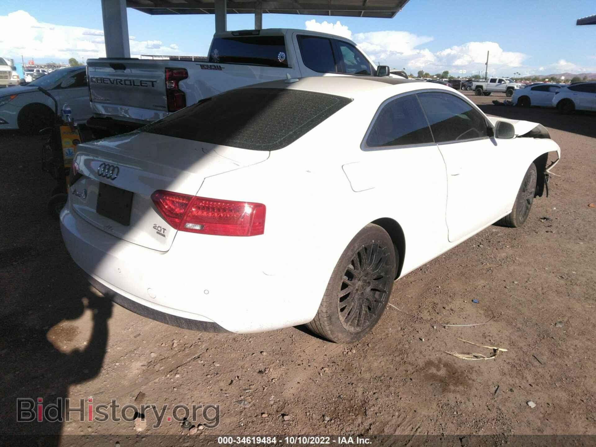 2013 AUDI A5 - VIN: WAU3FAFR5DA002752 - Фото 4