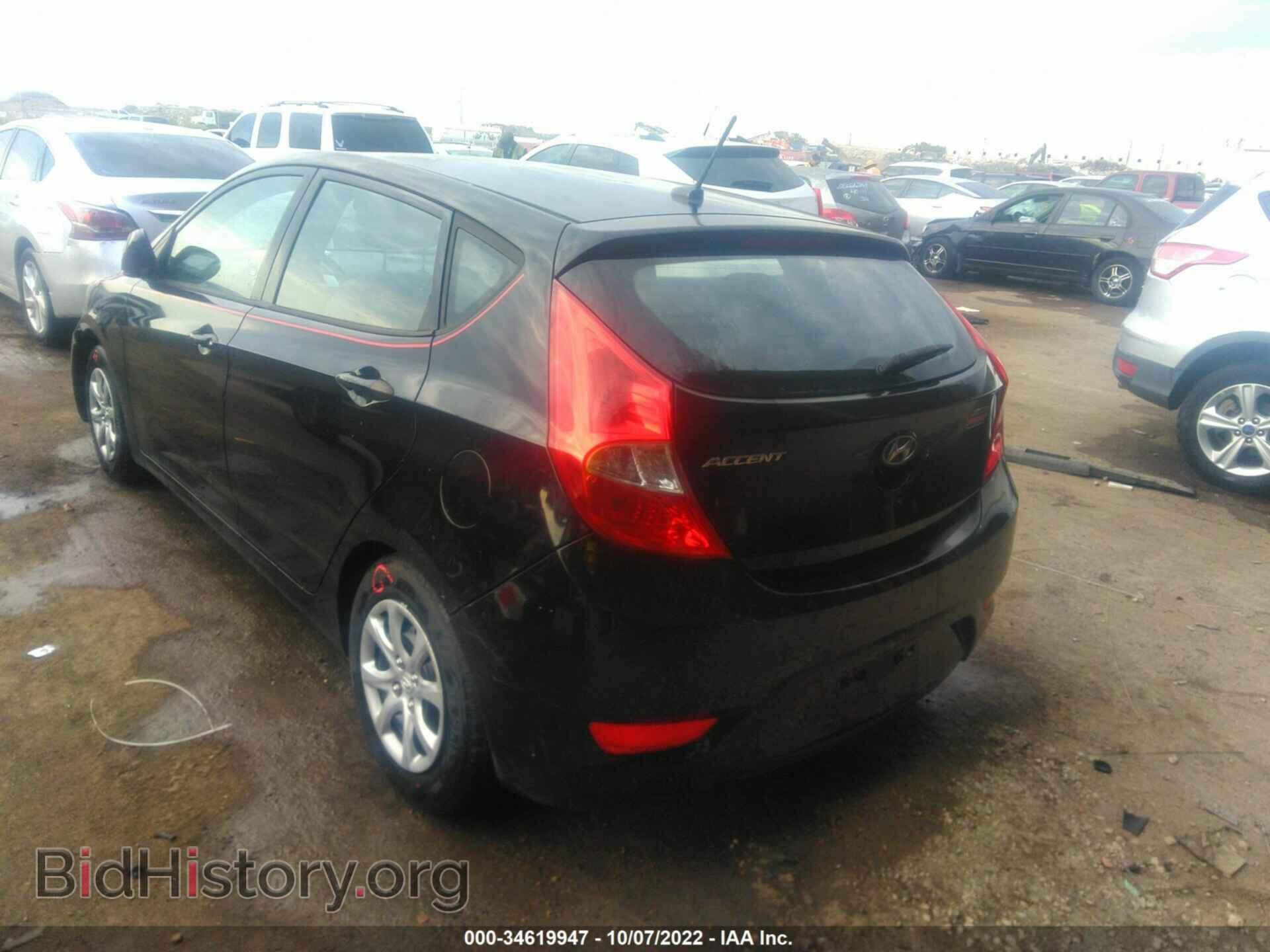 2012 HYUNDAI ACCENT - VIN: KMHCT5AE3CU024037 - Фото 3