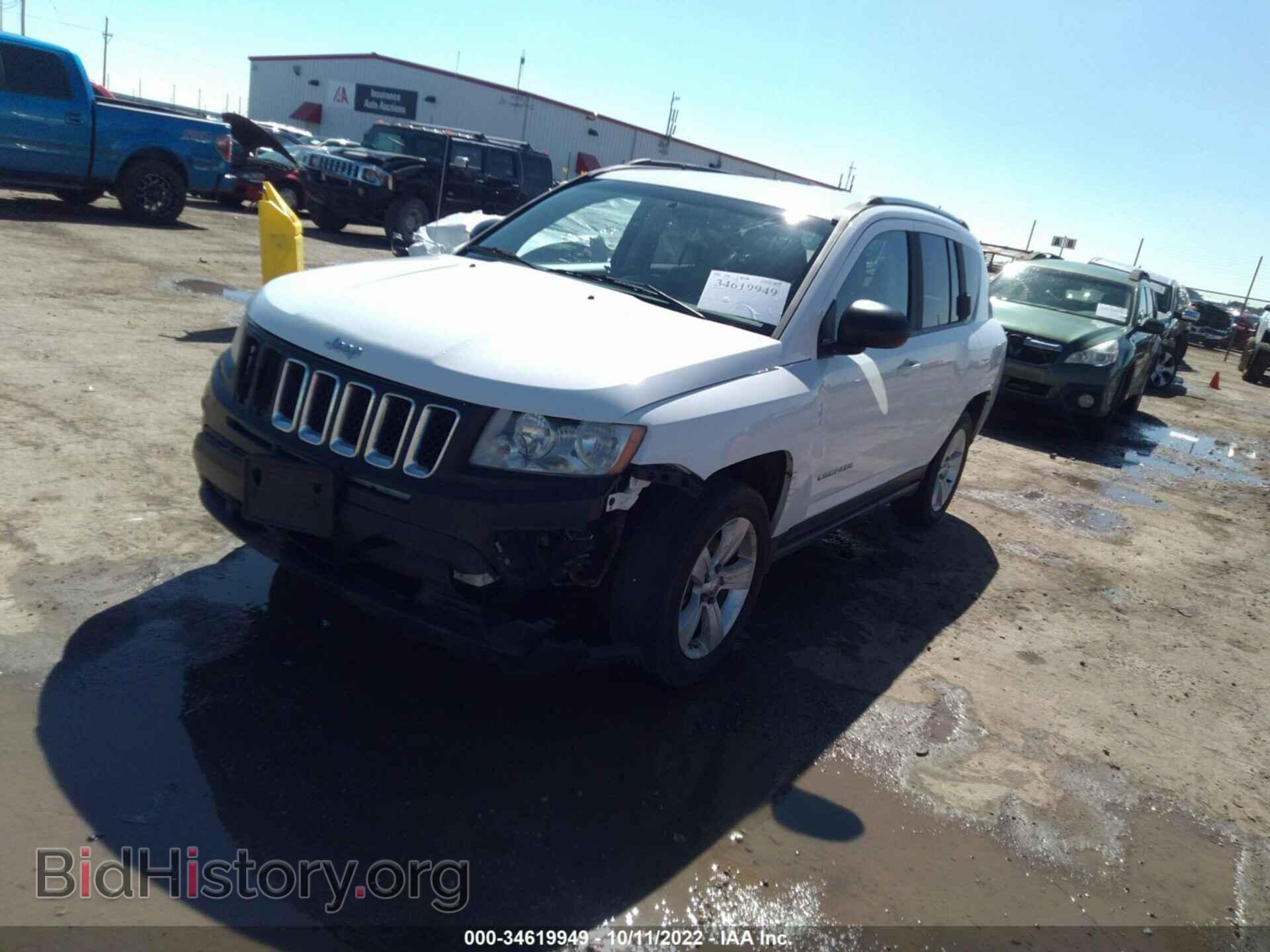 2012 JEEP COMPASS - VIN: 1C4NJCBB2CD574339 - Фото 2