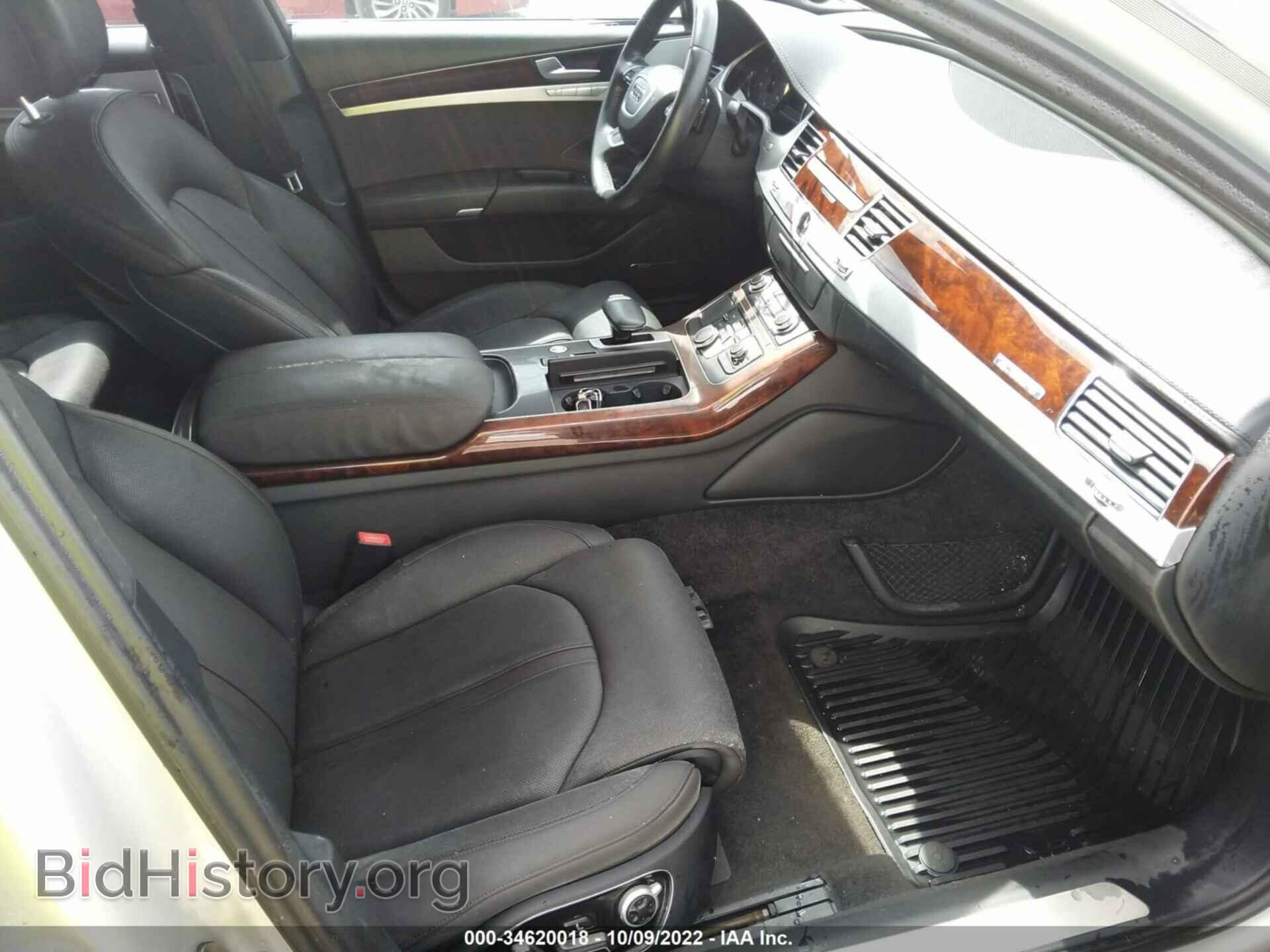 2013 AUDI A8 - VIN: WAUAGAFD1DN024796 - Фото 5