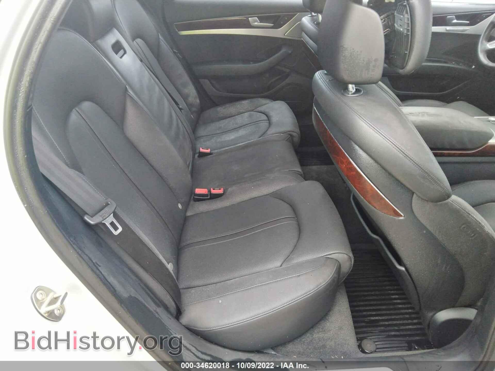 2013 AUDI A8 - VIN: WAUAGAFD1DN024796 - Фото 8