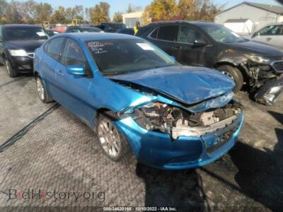 2016 Dodge DART SXT Sport, синий — VIN 1C3CDFFA8GD820368, IAAI