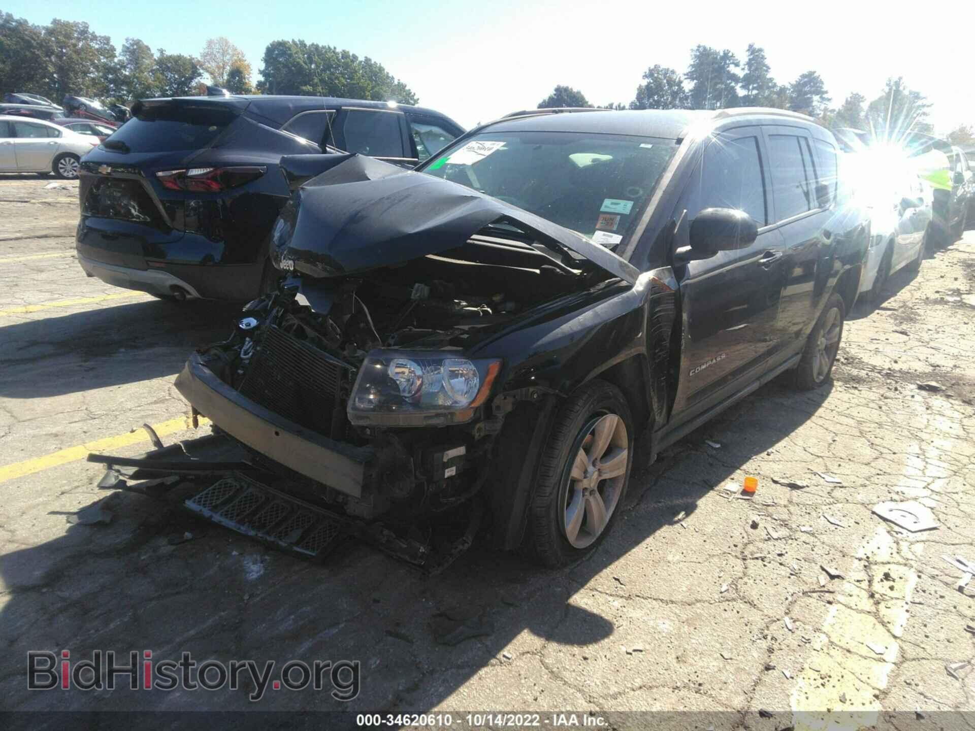 2016 JEEP COMPASS - VIN: 1C4NJDEB6GD618687 - Фото 2