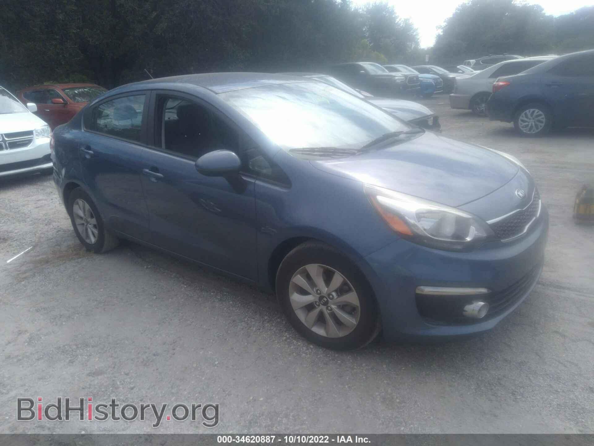 Фотография KNADN4A36G6630497 - KIA RIO 2016