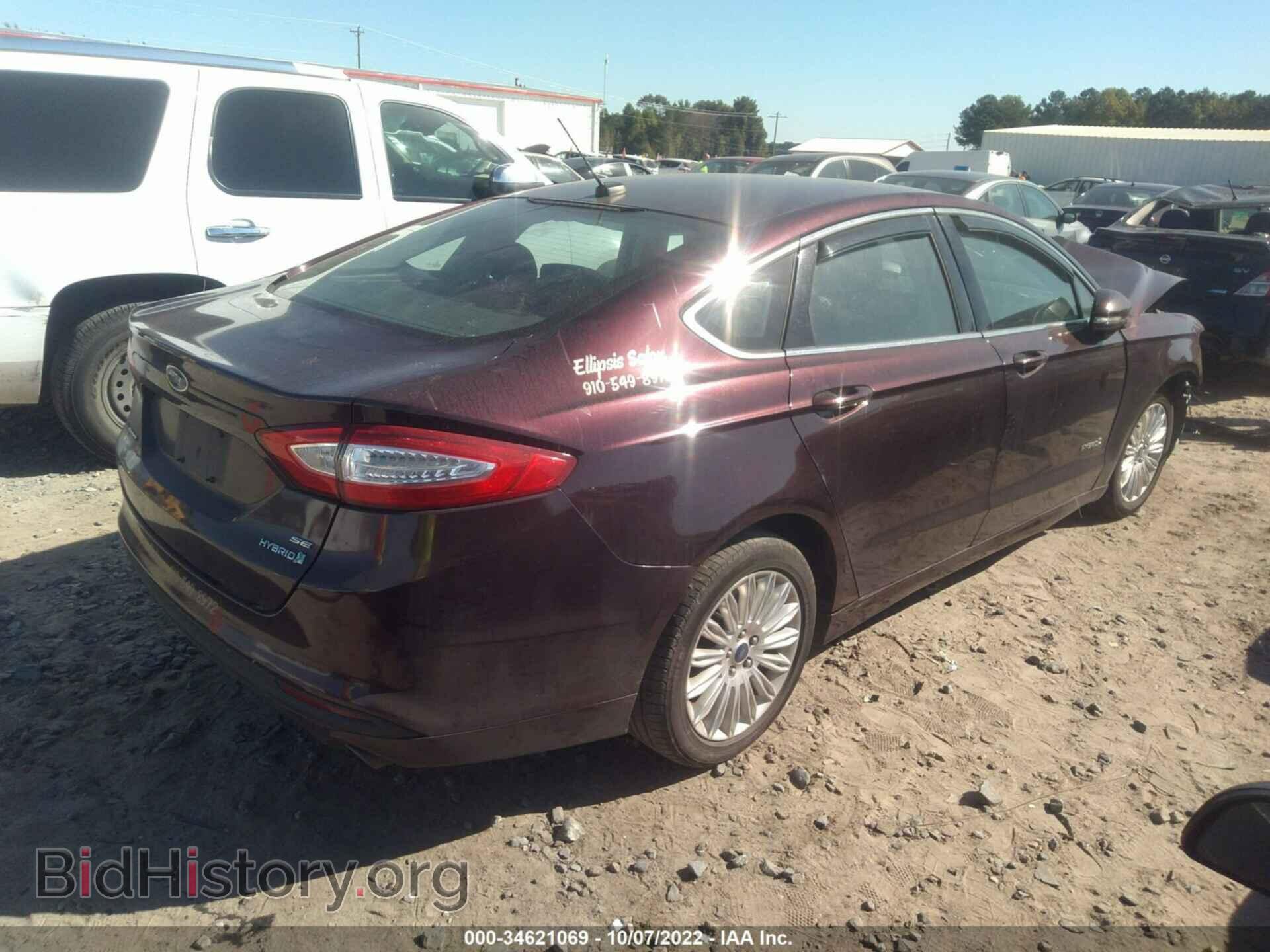 2013 FORD FUSION - VIN: 3FA6P0LU3DR318033 - Фото 4