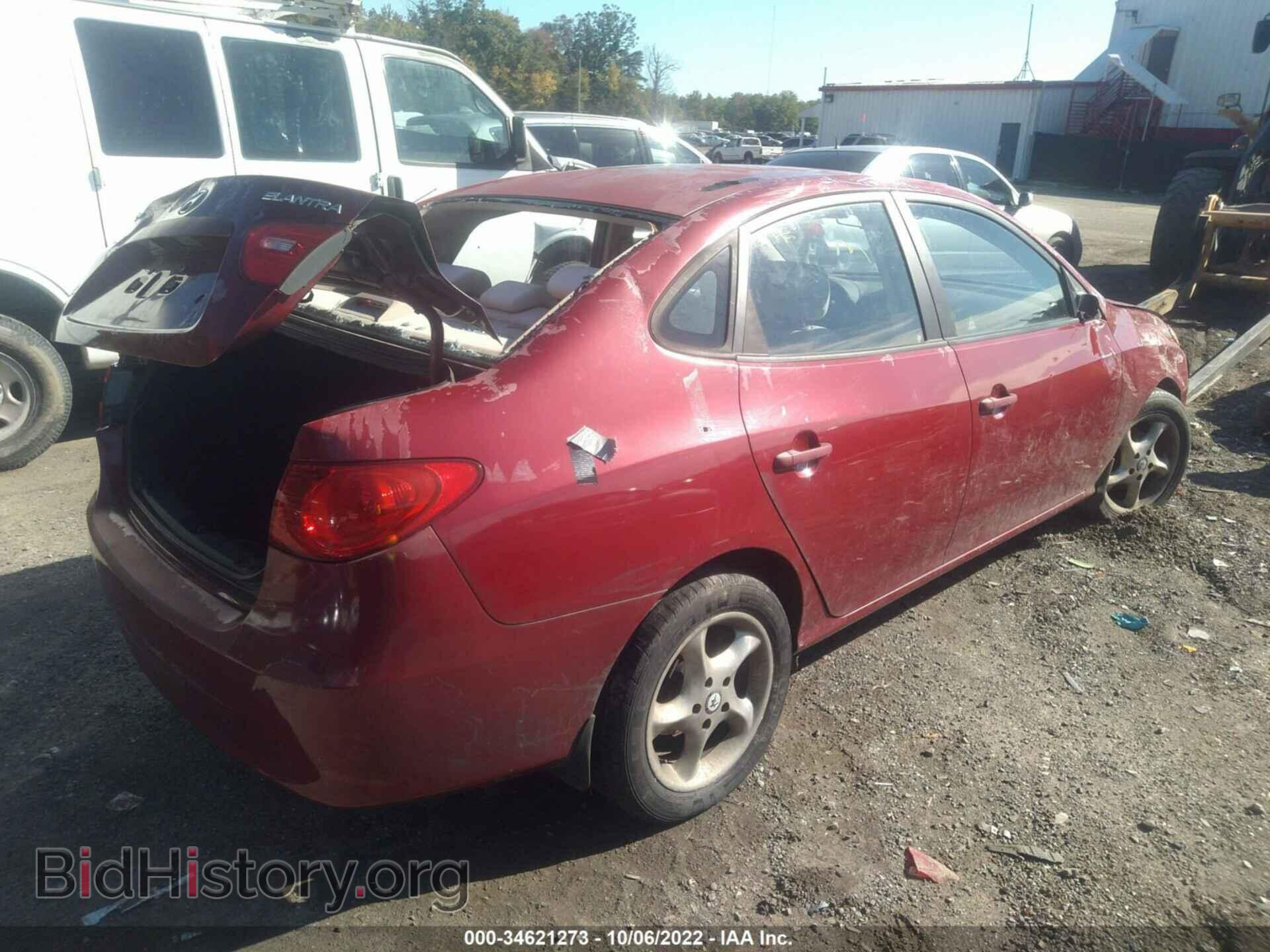 2007 HYUNDAI ELANTRA - VIN: KMHDU46D07U103036 - Фото 4