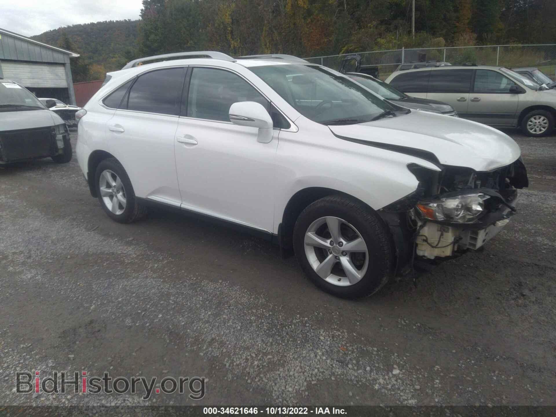 Photo 2T2BK1BA6CC123435 - LEXUS RX 350 2012